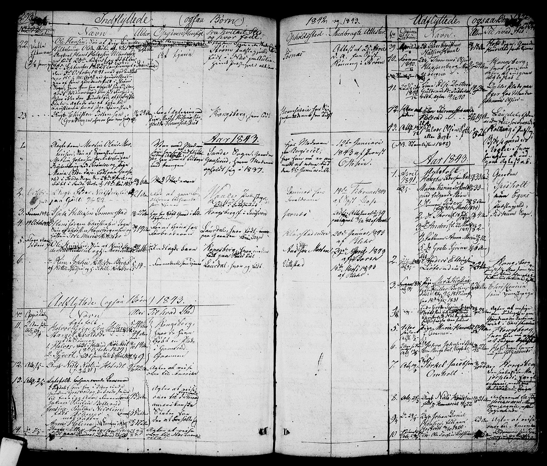 Sandsvær kirkebøker, AV/SAKO-A-244/G/Ga/L0004: Klokkerbok nr. I 4, 1840-1856, s. 294