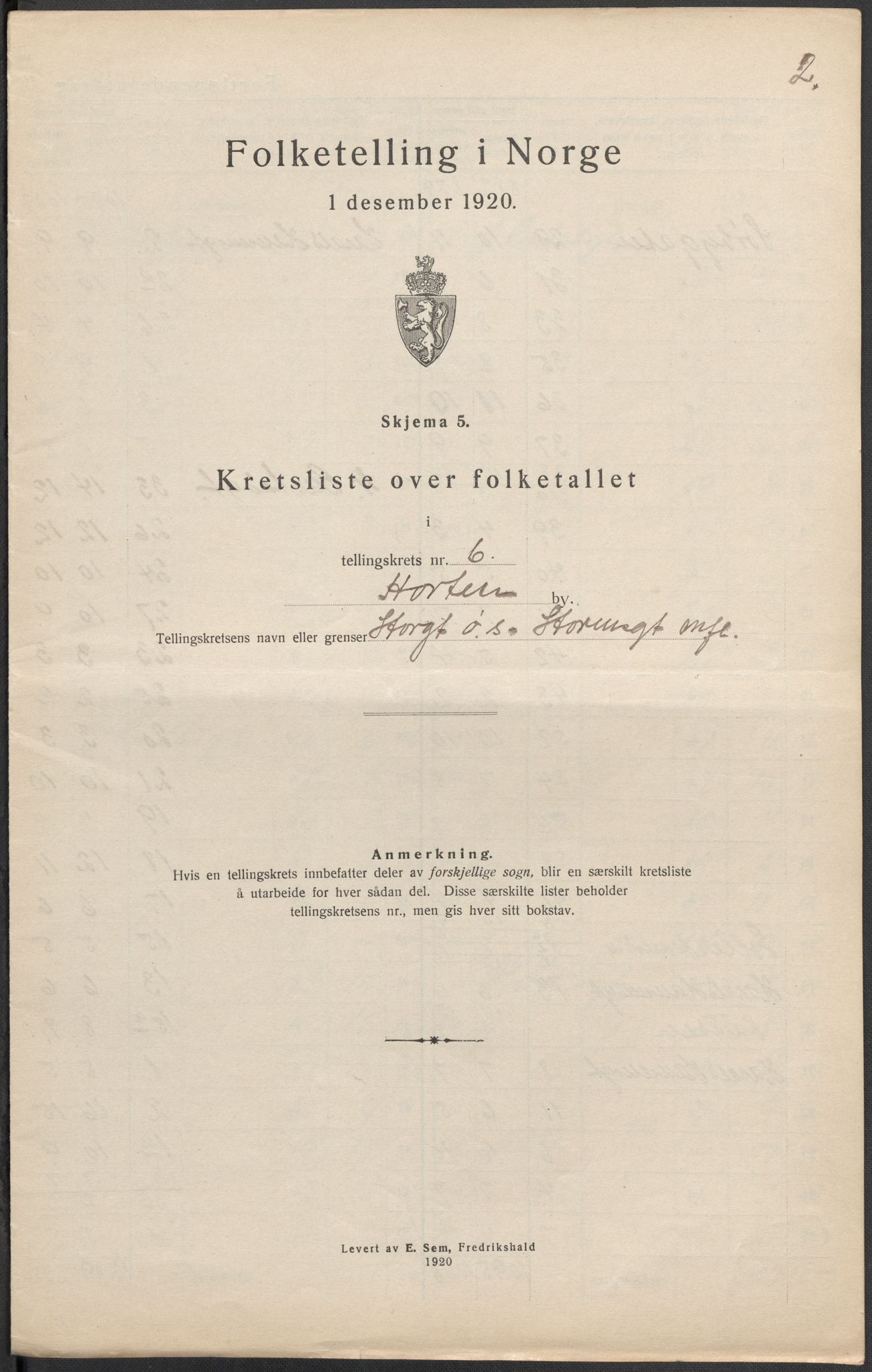 SAKO, Folketelling 1920 for 0703 Horten kjøpstad, 1920, s. 35