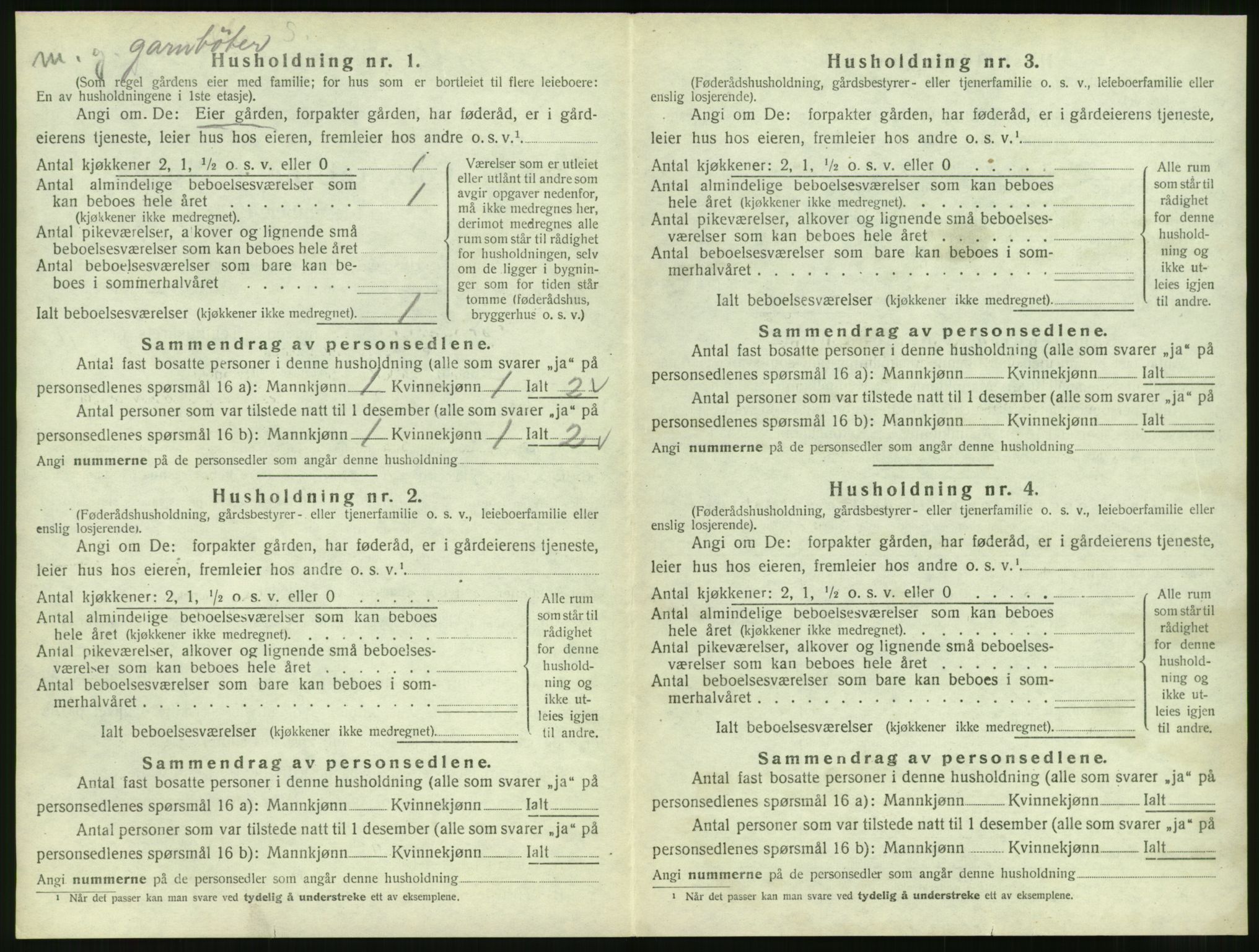 SAT, Folketelling 1920 for 1529 Skodje herred, 1920, s. 110