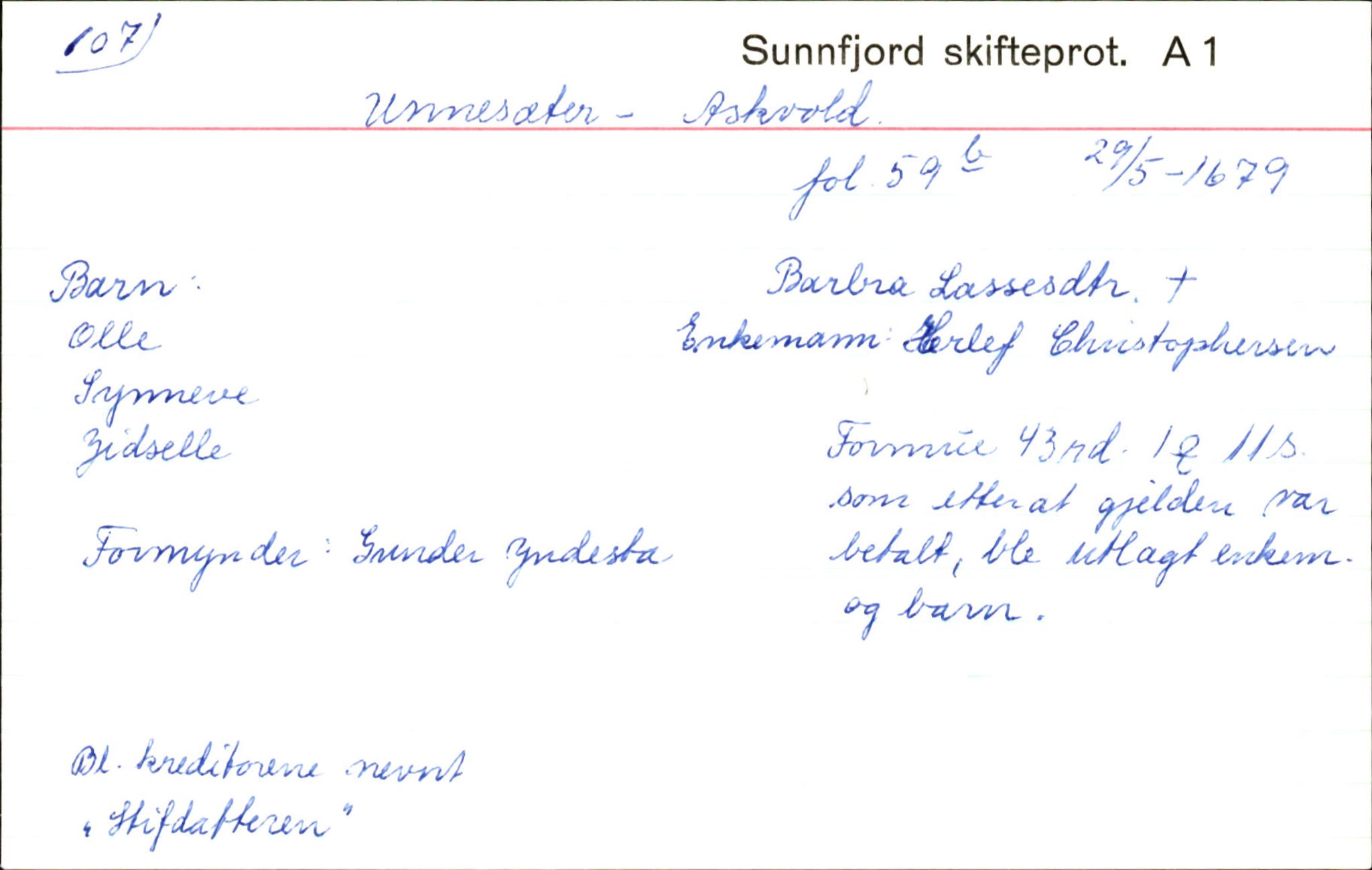 Skiftekort ved Statsarkivet i Bergen, SAB/SKIFTEKORT/003/L0001: Skifteprotokoll nr. 1, 1677-1687, s. 140