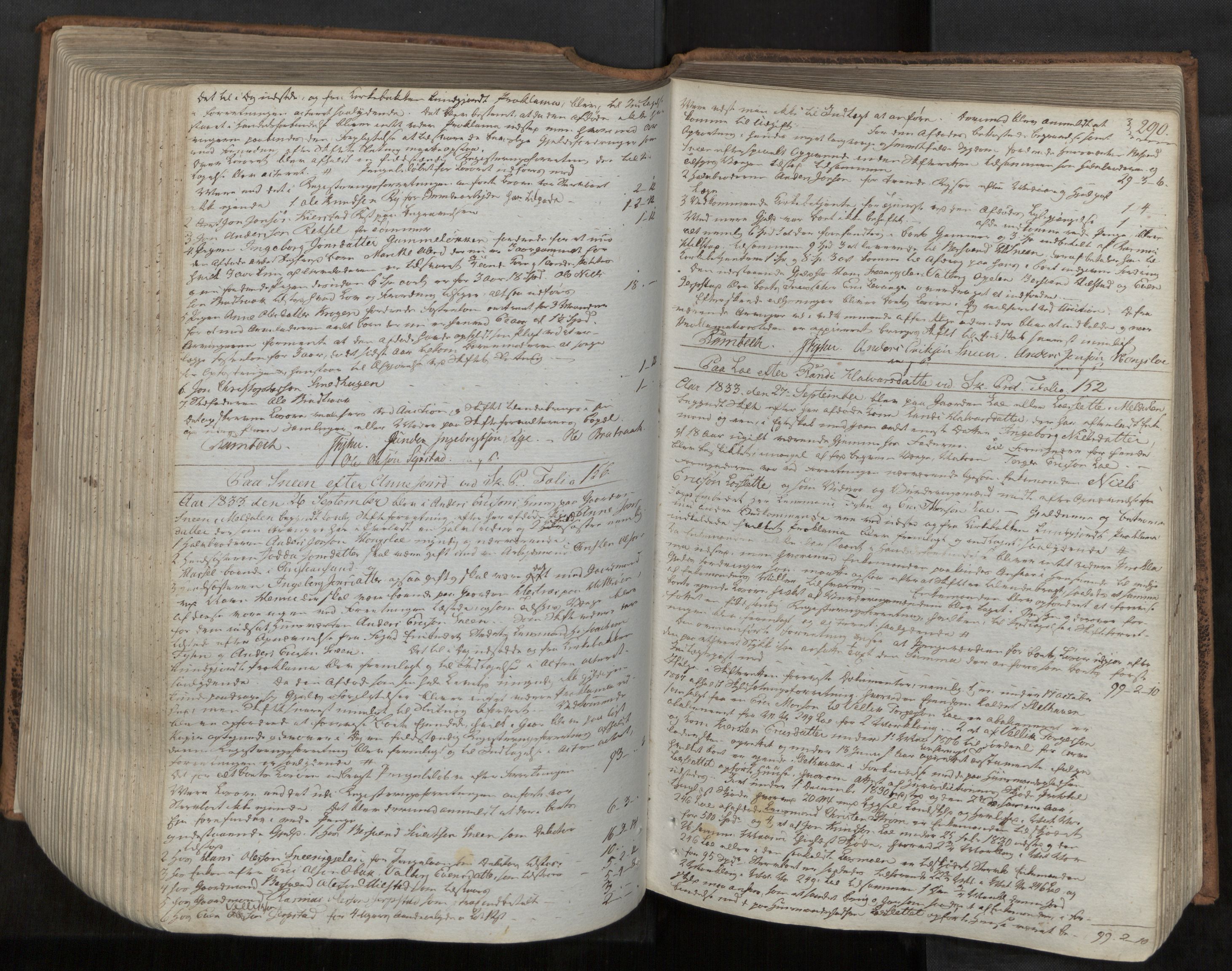 Orkdal sorenskriveri, AV/SAT-A-4169/1/3/3B/L0002: Skiftebehandlingsprotokoll, 1823-1839, s. 289b-290a