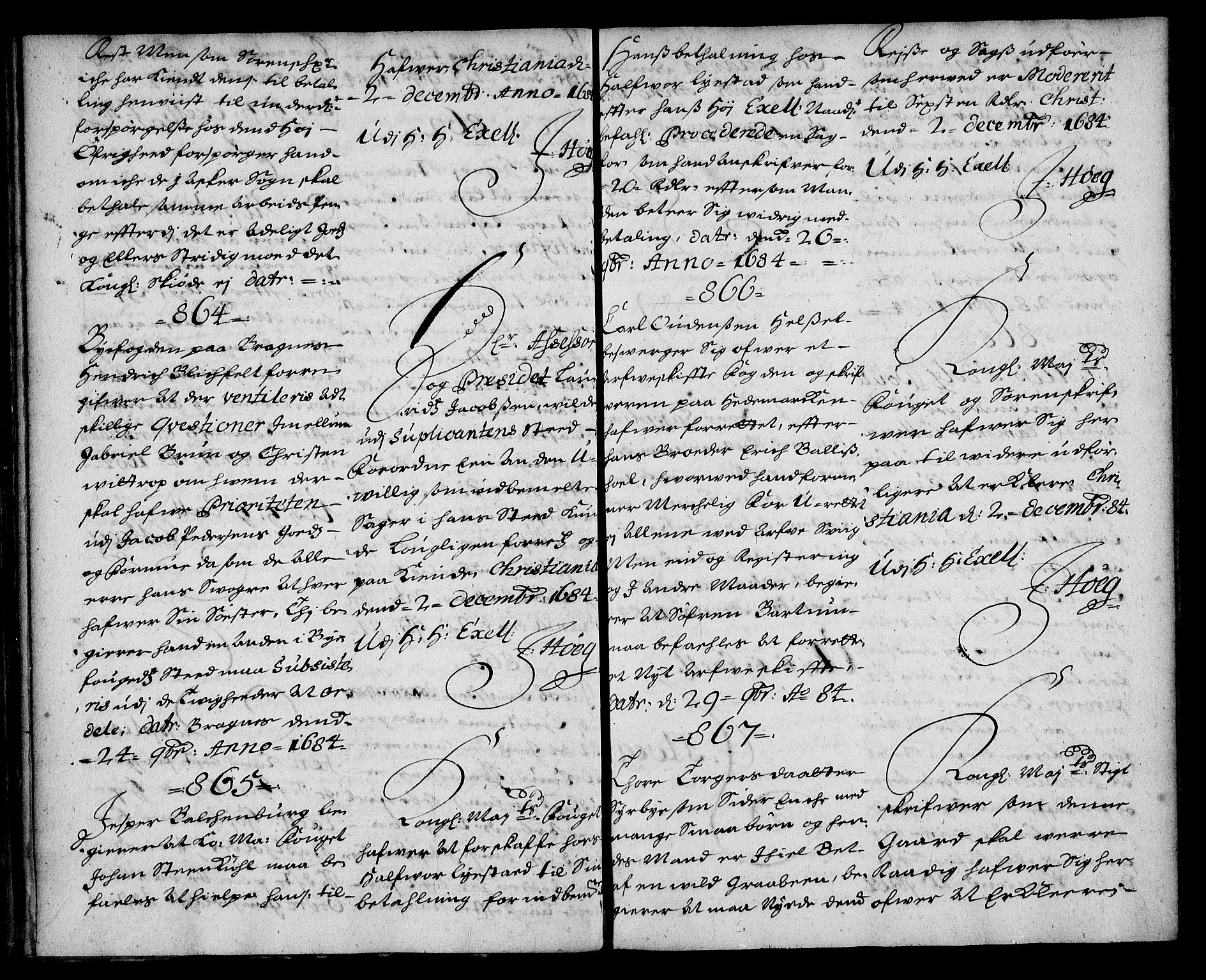 Stattholderembetet 1572-1771, RA/EA-2870/Ae/L0001: Supplikasjons- og resolusjonsprotokoll, 1683-1684