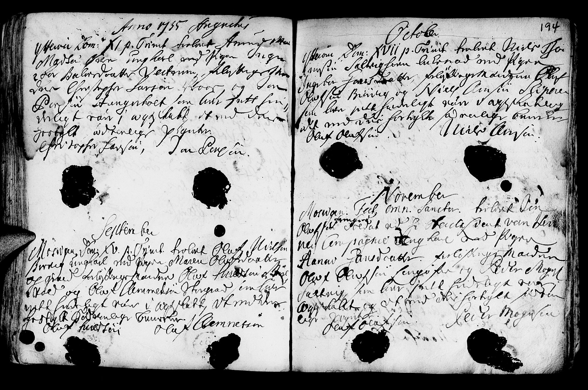 Ministerialprotokoller, klokkerbøker og fødselsregistre - Nord-Trøndelag, AV/SAT-A-1458/722/L0215: Ministerialbok nr. 722A02, 1718-1755, s. 194a
