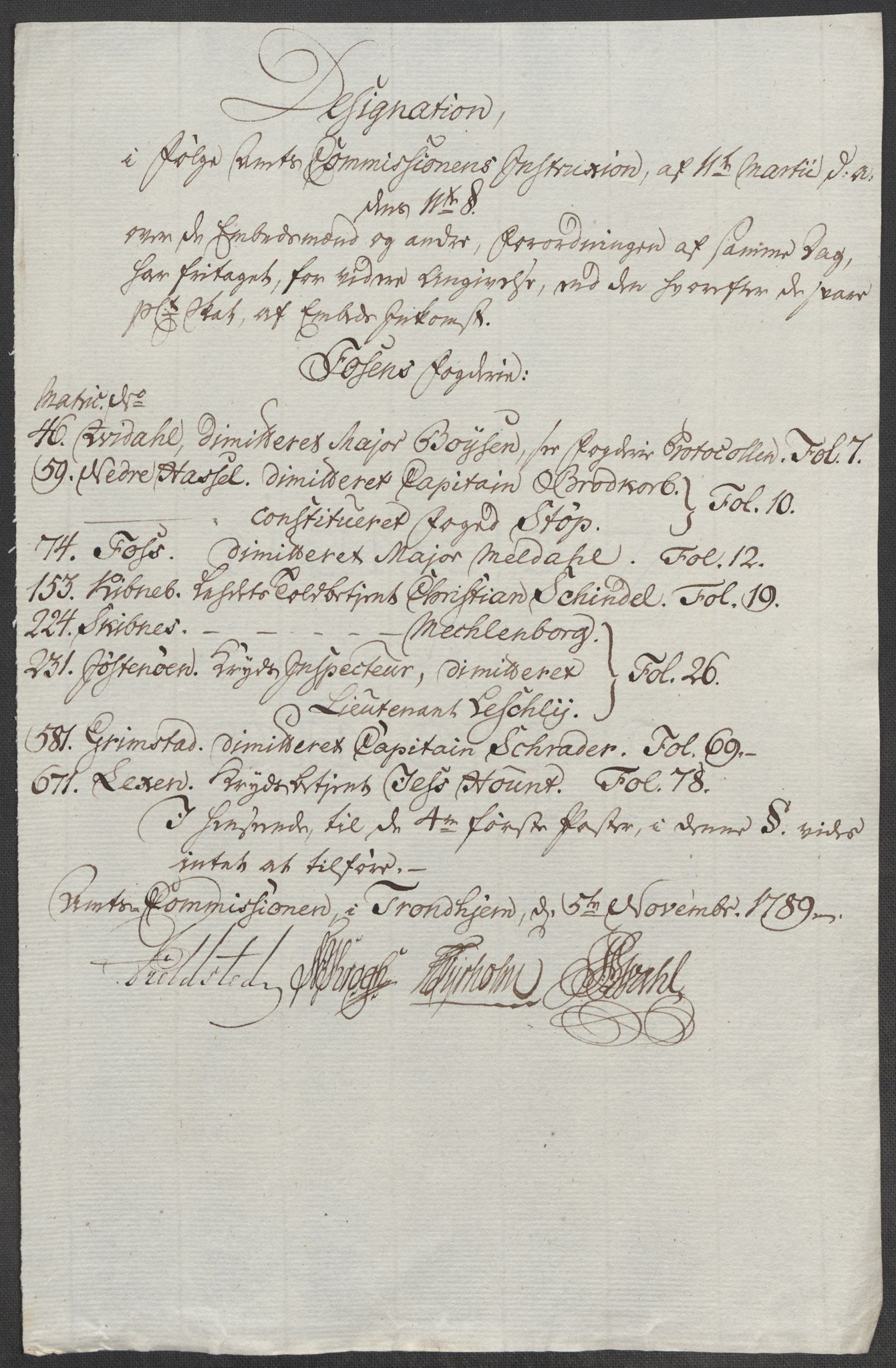 Rentekammeret inntil 1814, Reviderte regnskaper, Mindre regnskaper, AV/RA-EA-4068/Rf/Rfe/L0009: Fredrikstad. Fosen fogderi, 1789, s. 311