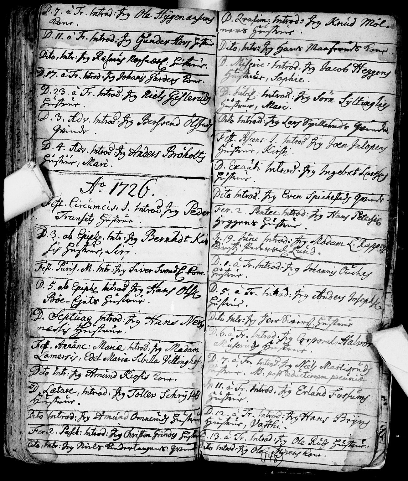 Røyken kirkebøker, SAKO/A-241/F/Fa/L0001: Ministerialbok nr. 1, 1701-1730, s. 148
