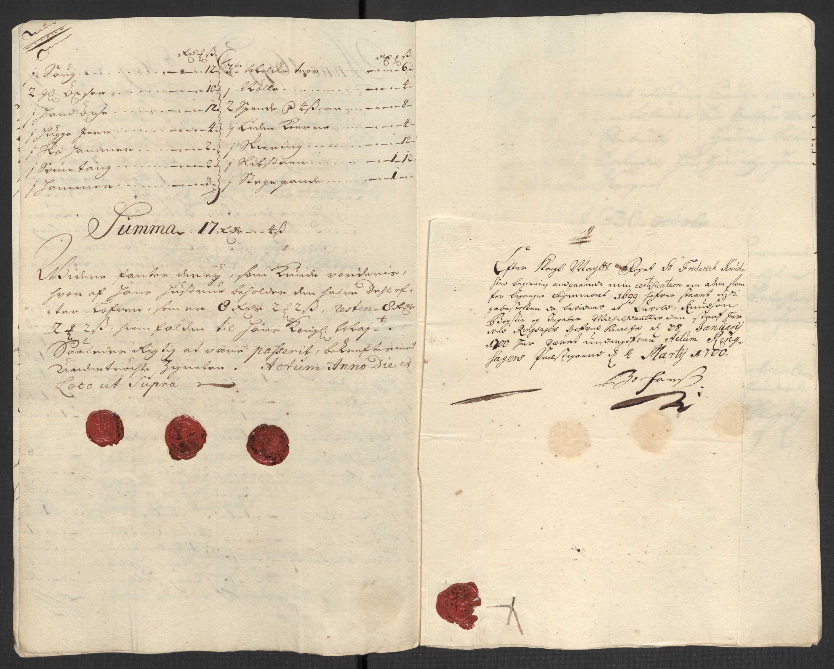 Rentekammeret inntil 1814, Reviderte regnskaper, Fogderegnskap, AV/RA-EA-4092/R16/L1038: Fogderegnskap Hedmark, 1699, s. 71