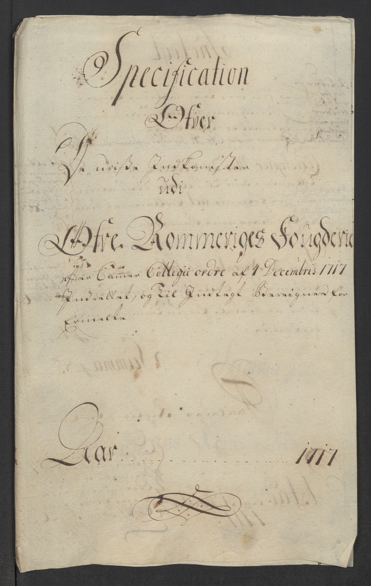 Rentekammeret inntil 1814, Reviderte regnskaper, Fogderegnskap, RA/EA-4092/R12/L0726: Fogderegnskap Øvre Romerike, 1717, s. 264