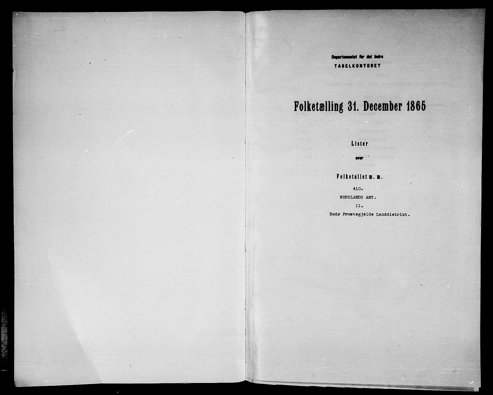 RA, Folketelling 1865 for 1843L Bodø prestegjeld, Bodø landsokn, 1865, s. 3