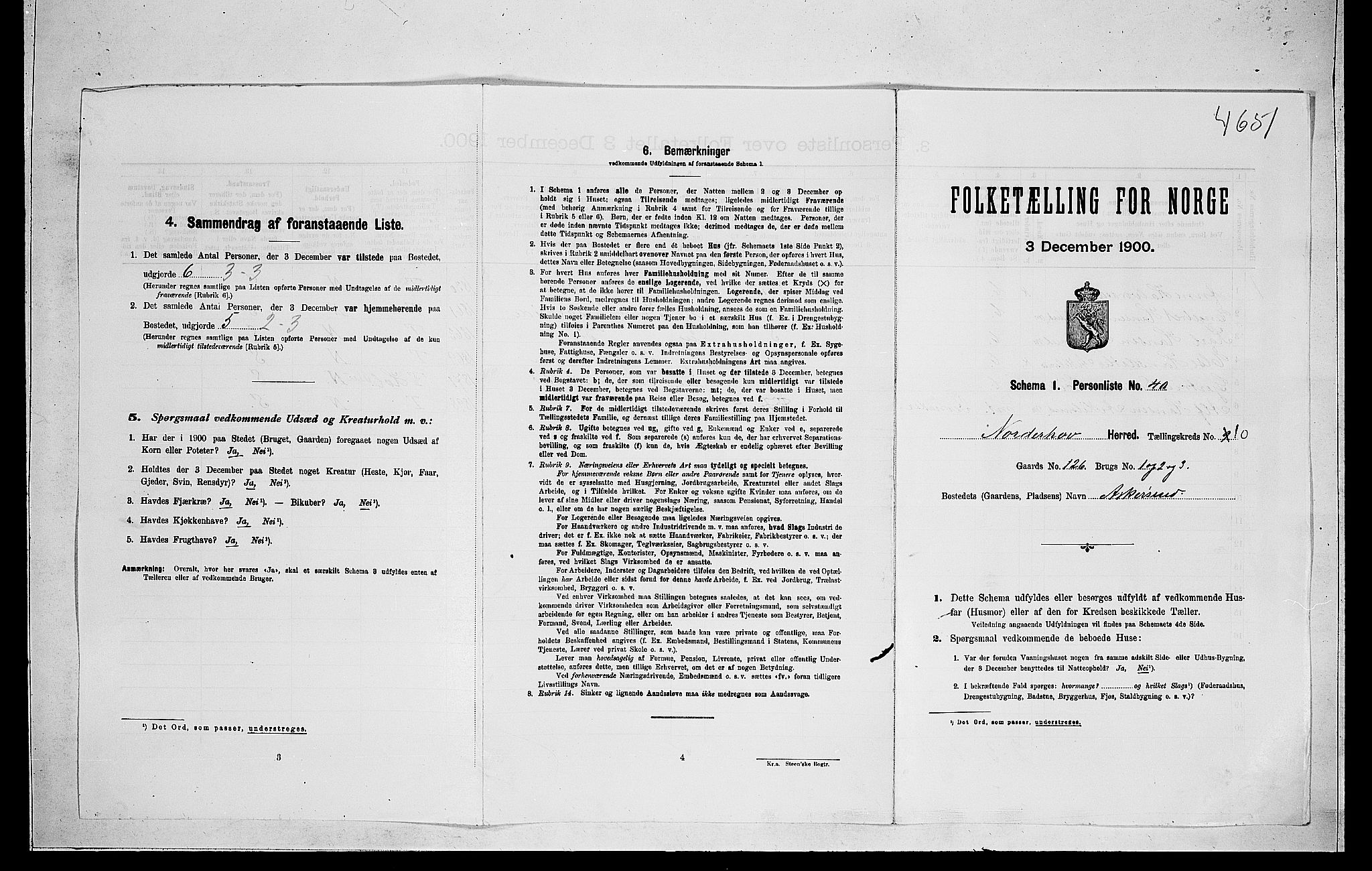 RA, Folketelling 1900 for 0613 Norderhov herred, 1900, s. 2366