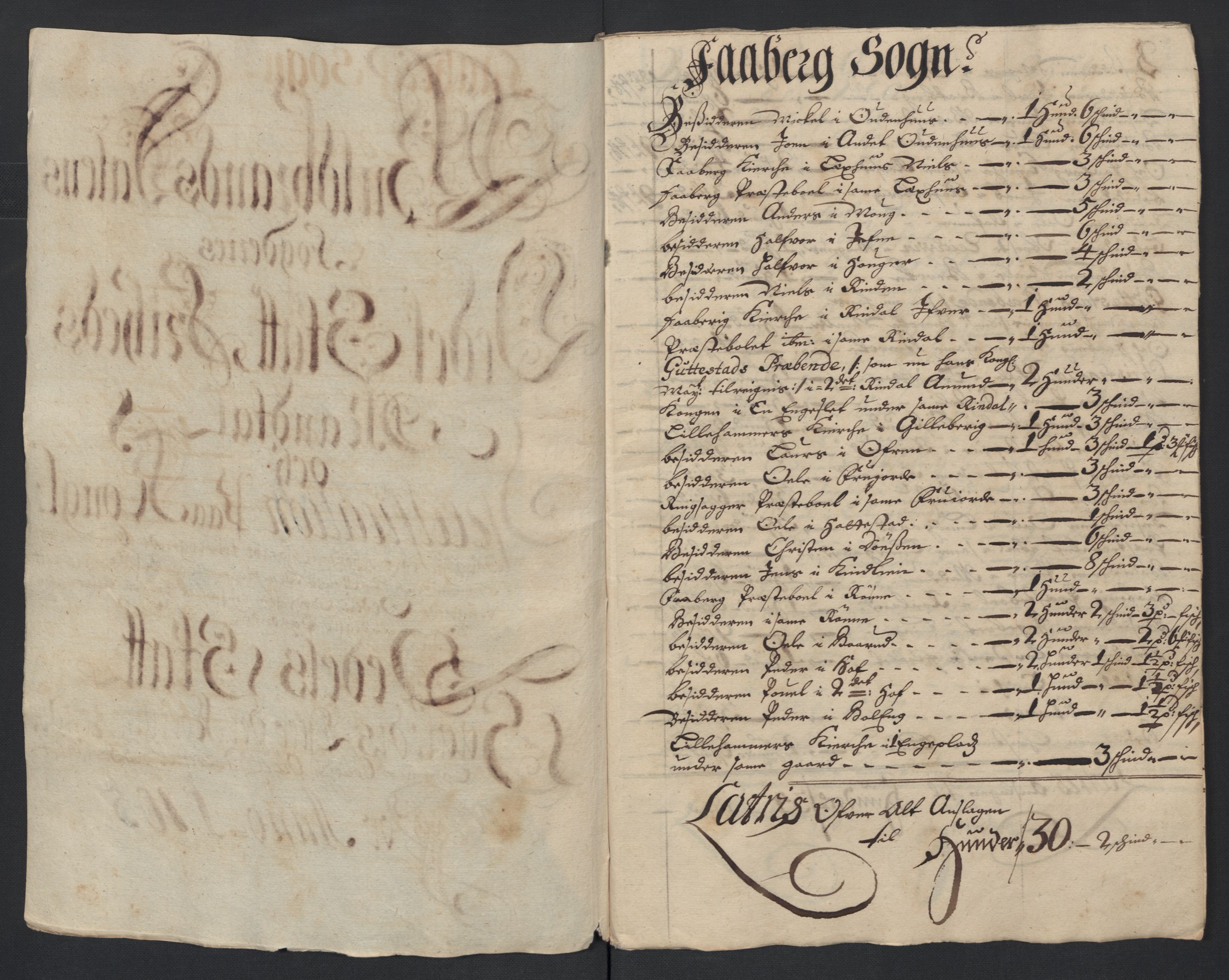 Rentekammeret inntil 1814, Reviderte regnskaper, Fogderegnskap, AV/RA-EA-4092/R17/L1178: Fogderegnskap Gudbrandsdal, 1705-1707, s. 65