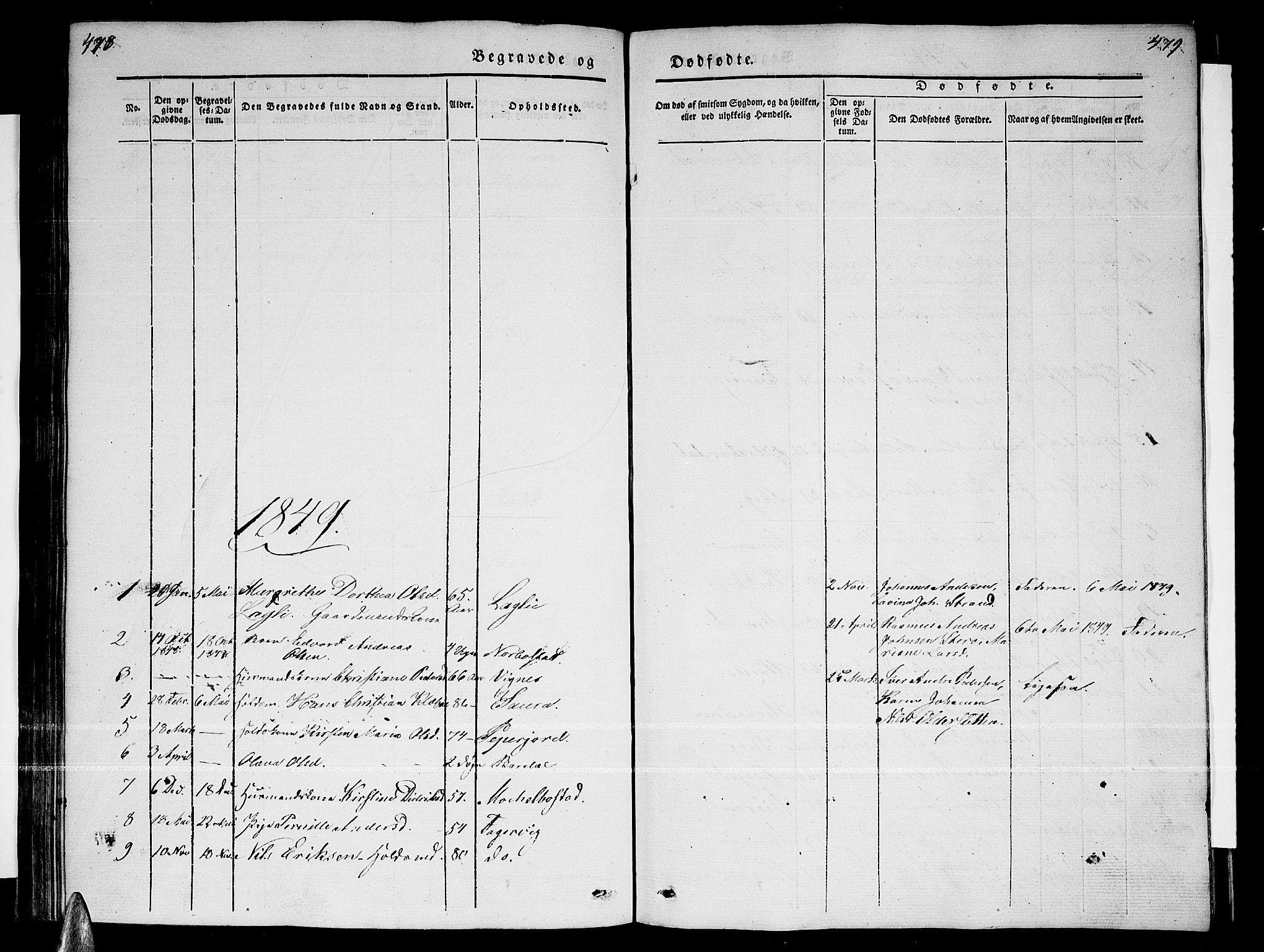 Ministerialprotokoller, klokkerbøker og fødselsregistre - Nordland, SAT/A-1459/838/L0555: Klokkerbok nr. 838C02, 1842-1861, s. 478-479