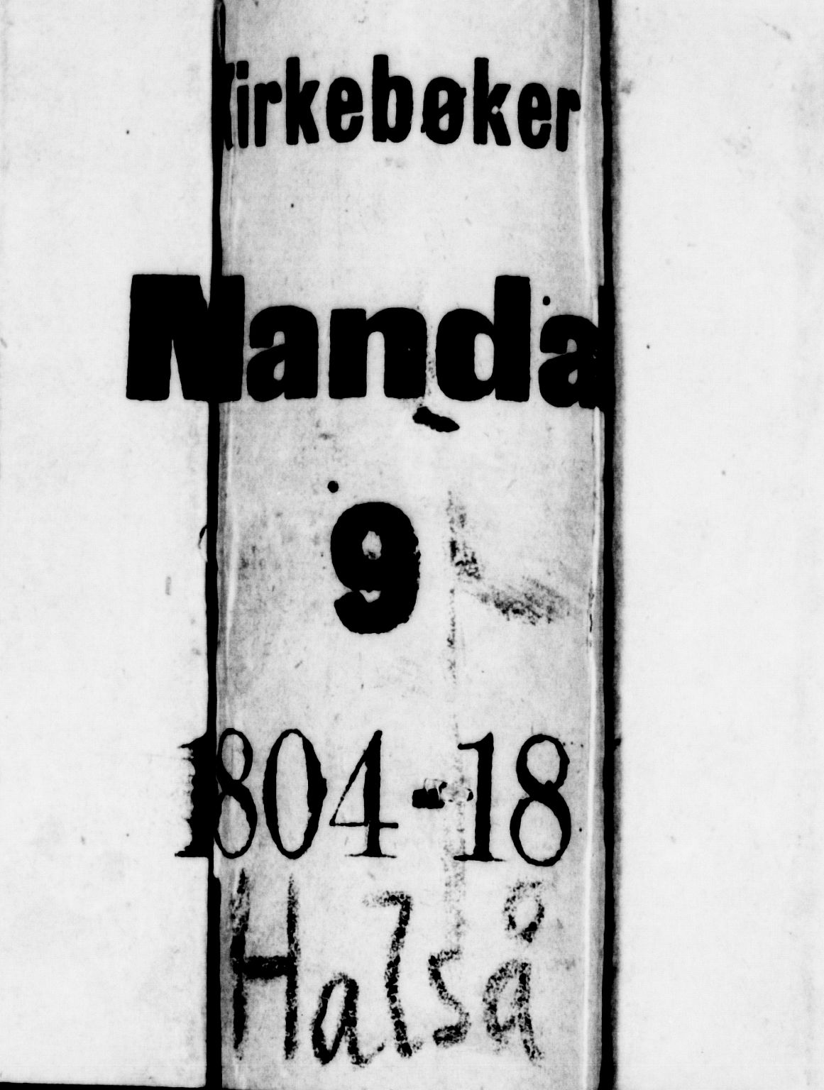 Mandal sokneprestkontor, AV/SAK-1111-0030/F/Fa/Faa/L0009: Ministerialbok nr. A 9, 1804-1818