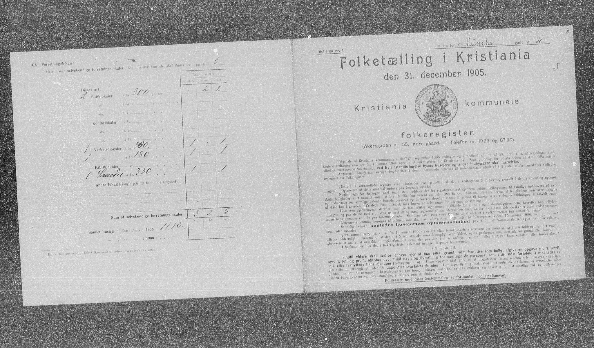 OBA, Kommunal folketelling 31.12.1905 for Kristiania kjøpstad, 1905, s. 34981