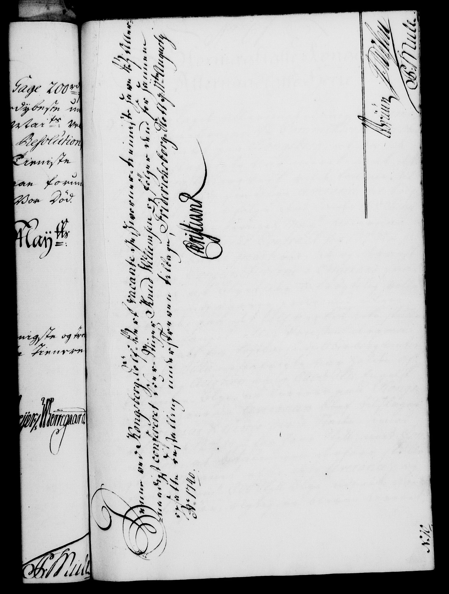 Rentekammeret, Kammerkanselliet, AV/RA-EA-3111/G/Gf/Gfa/L0023: Norsk relasjons- og resolusjonsprotokoll (merket RK 52.23), 1740, s. 415