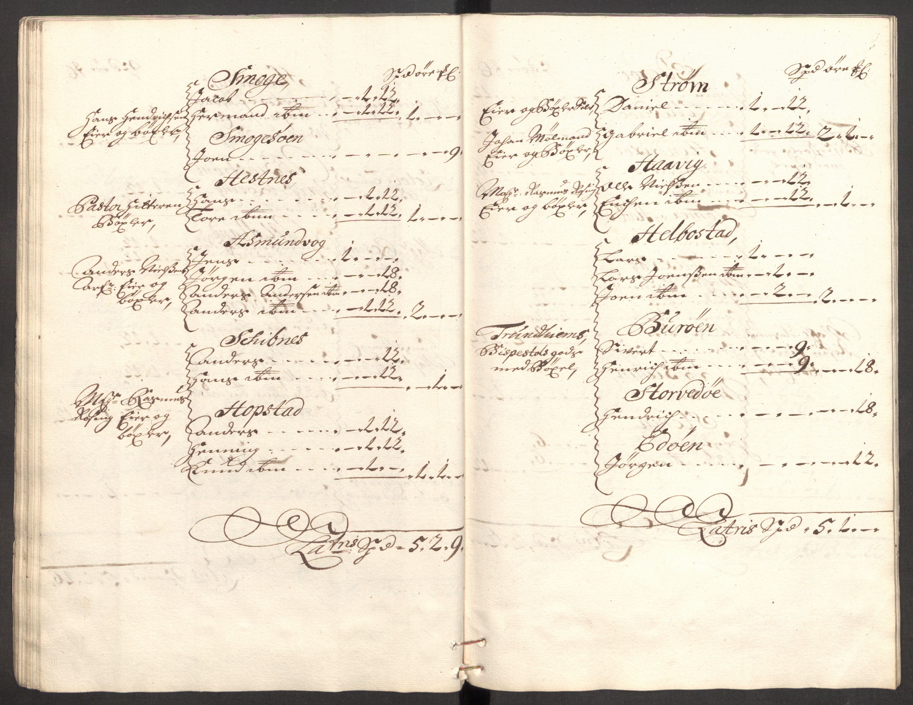 Rentekammeret inntil 1814, Reviderte regnskaper, Fogderegnskap, AV/RA-EA-4092/R57/L3854: Fogderegnskap Fosen, 1700-1701, s. 82