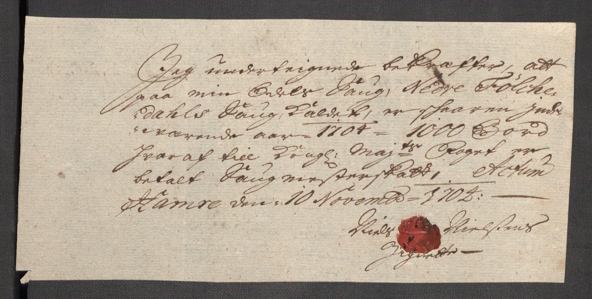 Rentekammeret inntil 1814, Reviderte regnskaper, Fogderegnskap, AV/RA-EA-4092/R48/L2982: Fogderegnskap Sunnhordland og Hardanger, 1704, s. 197