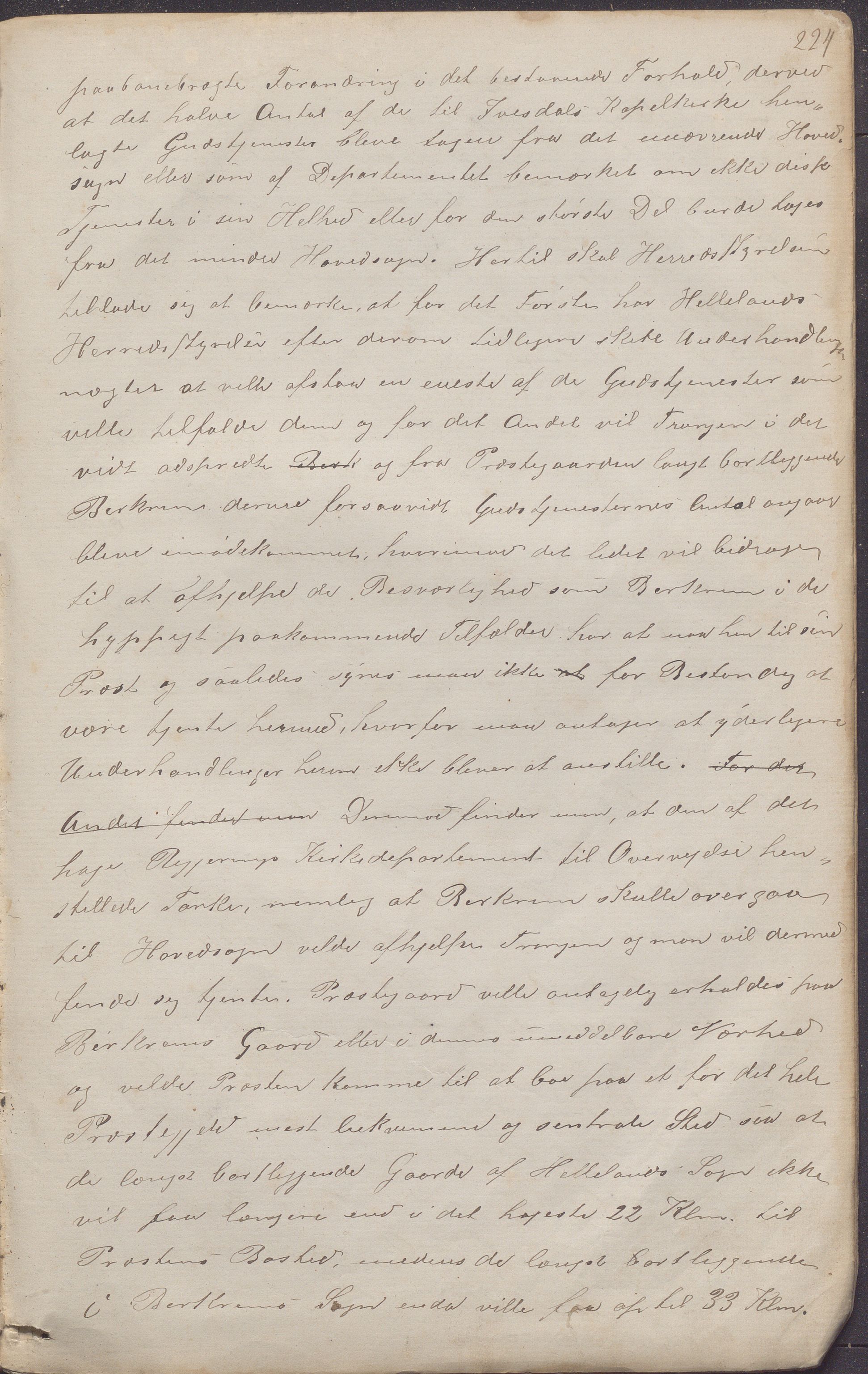 Bjerkreim kommune - Formannskapet/Sentraladministrasjonen, IKAR/K-101531/A/Aa/L0001: Møtebok, 1850-1884, s. 224a