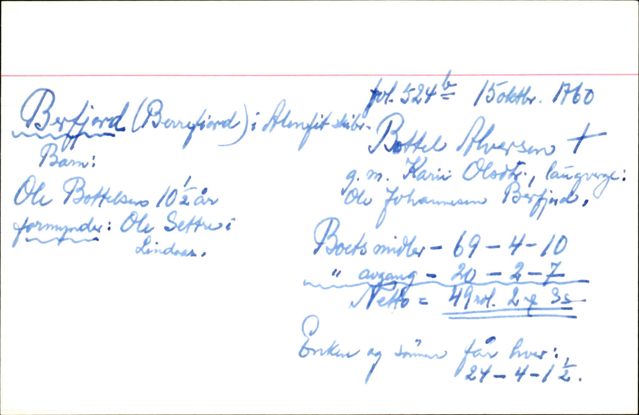 Skiftekort ved Statsarkivet i Bergen, SAB/SKIFTEKORT/001/L0002: Skifteprotokoll nr. 4, 1757-1763, s. 7