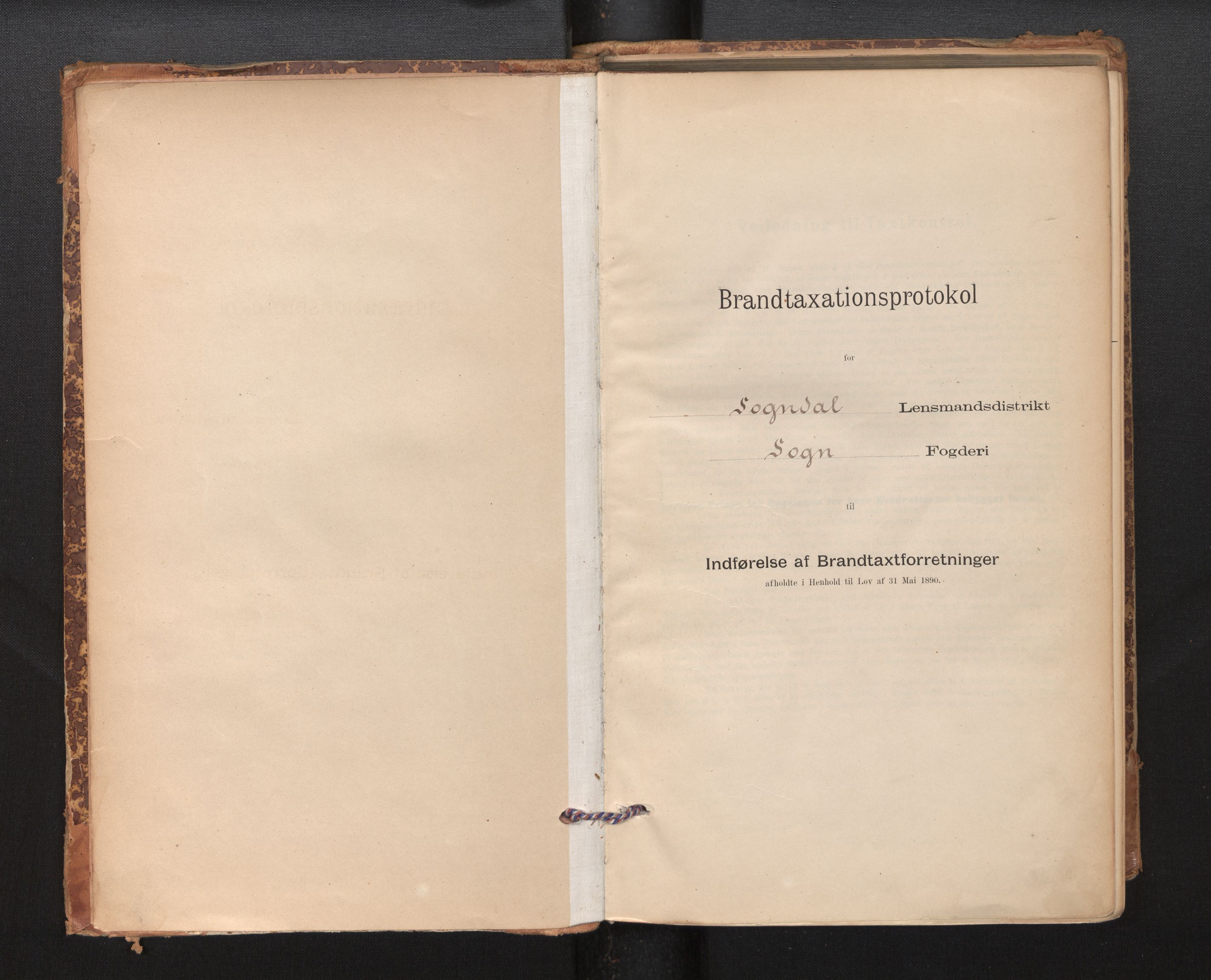 Lensmannen i Sogndal, AV/SAB-A-29901/0012/L0008: Branntakstprotokoll, skjematakst, 1895-1906