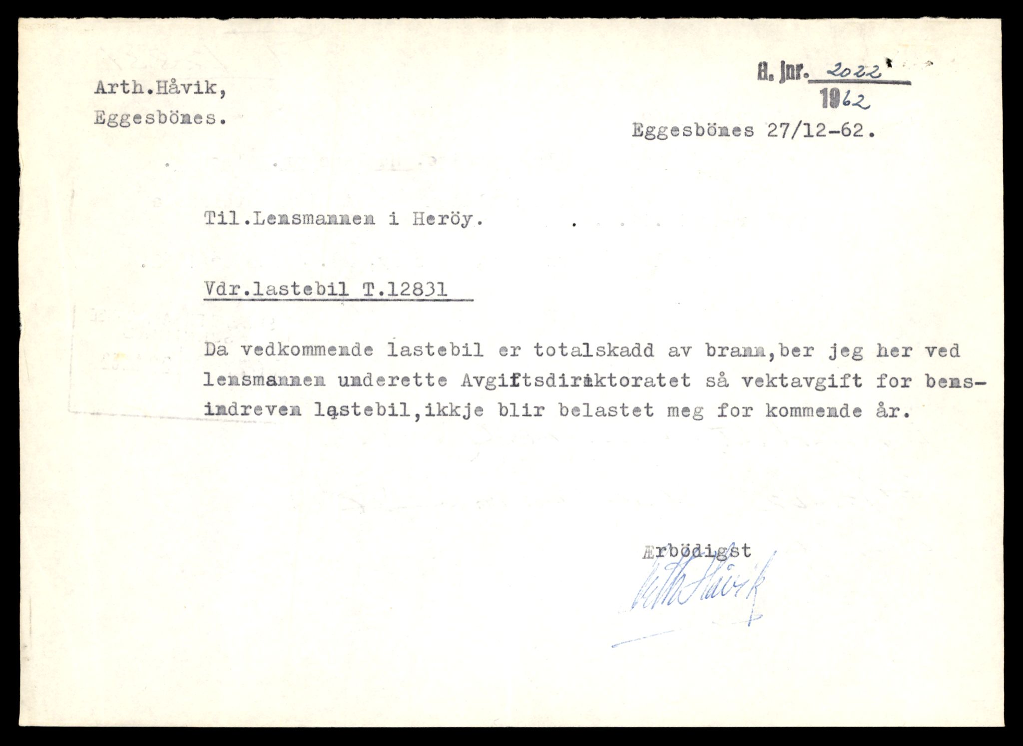 Møre og Romsdal vegkontor - Ålesund trafikkstasjon, AV/SAT-A-4099/F/Fe/L0036: Registreringskort for kjøretøy T 12831 - T 13030, 1927-1998, s. 12