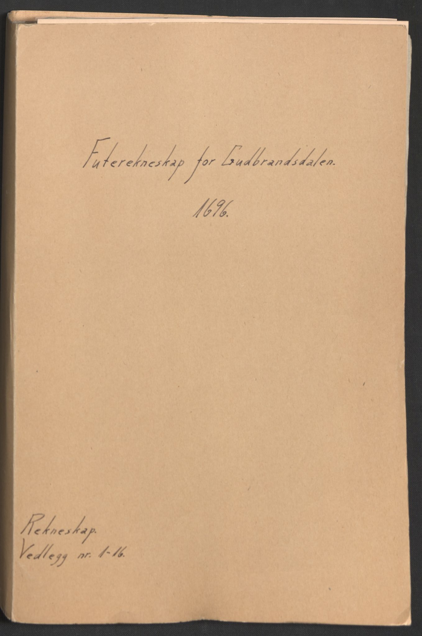 Rentekammeret inntil 1814, Reviderte regnskaper, Fogderegnskap, RA/EA-4092/R17/L1170: Fogderegnskap Gudbrandsdal, 1696-1697, s. 2