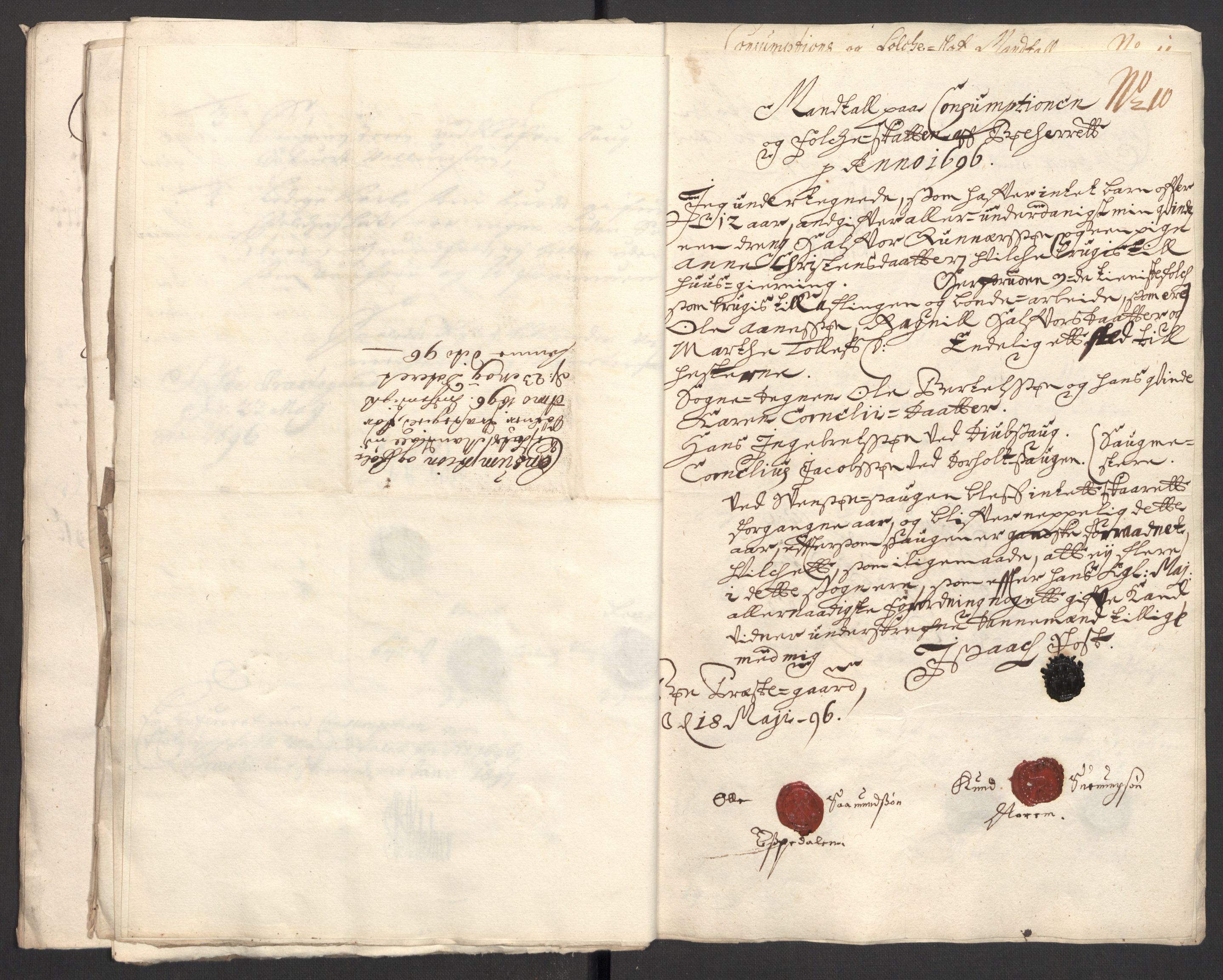 Rentekammeret inntil 1814, Reviderte regnskaper, Fogderegnskap, RA/EA-4092/R36/L2095: Fogderegnskap Øvre og Nedre Telemark og Bamble, 1696, s. 26
