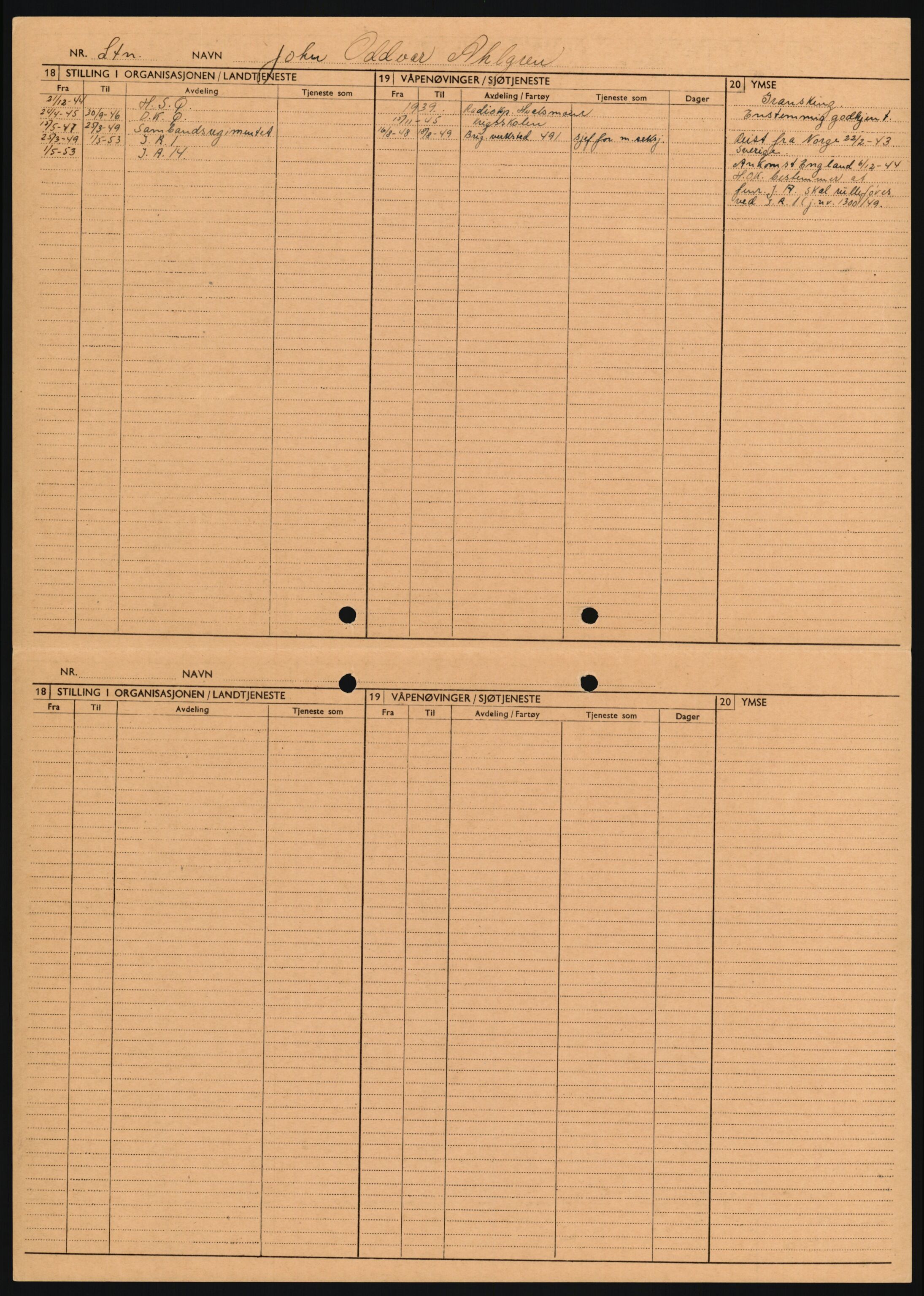 Forsvaret, Sør-Hålogaland landforsvar, AV/RA-RAFA-2552/P/Pa/L0303: Personellmapper for slettet personell, yrkesbefal og vernepliktig befal, født 1917-1920, 1936-1980, s. 258