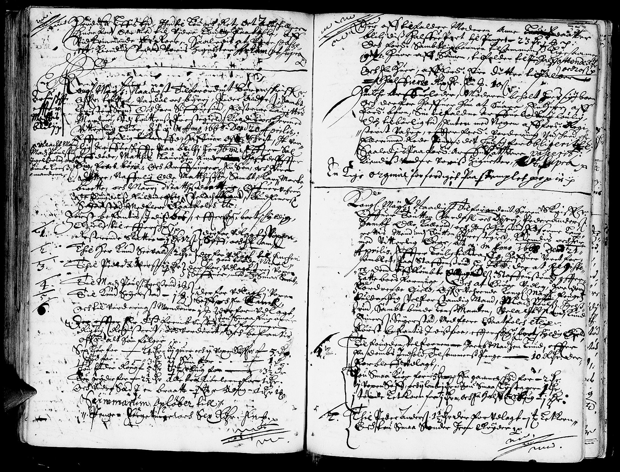 Toten tingrett, SAH/TING-006/J/Ja/L0001: Skifteprotokoll, 1657-1669, s. 331b-332a
