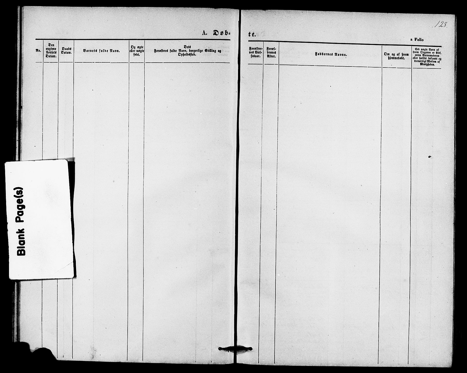 Klepp sokneprestkontor, AV/SAST-A-101803/001/3/30BB/L0003: Klokkerbok nr. B 3, 1876-1888, s. 128