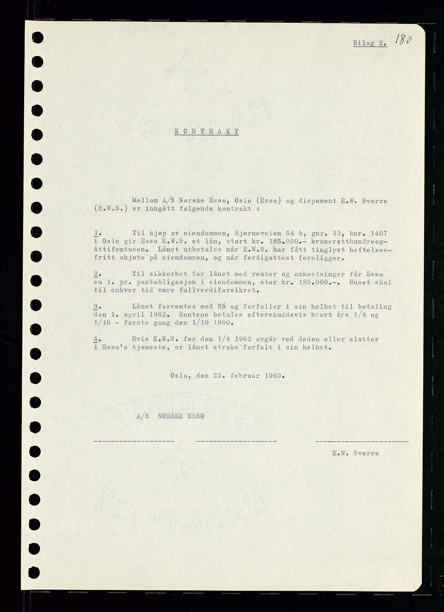 Pa 0982 - Esso Norge A/S, AV/SAST-A-100448/A/Aa/L0001/0002: Den administrerende direksjon Board minutes (styrereferater) / Den administrerende direksjon Board minutes (styrereferater), 1960-1961, s. 16