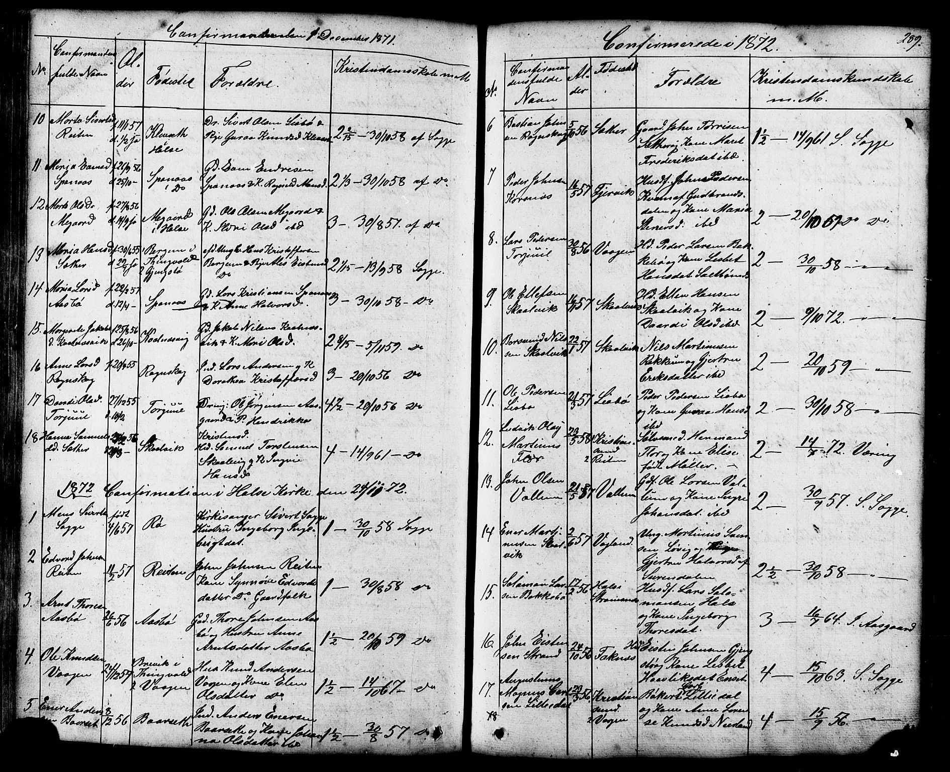 Ministerialprotokoller, klokkerbøker og fødselsregistre - Møre og Romsdal, AV/SAT-A-1454/576/L0890: Klokkerbok nr. 576C01, 1837-1908, s. 289