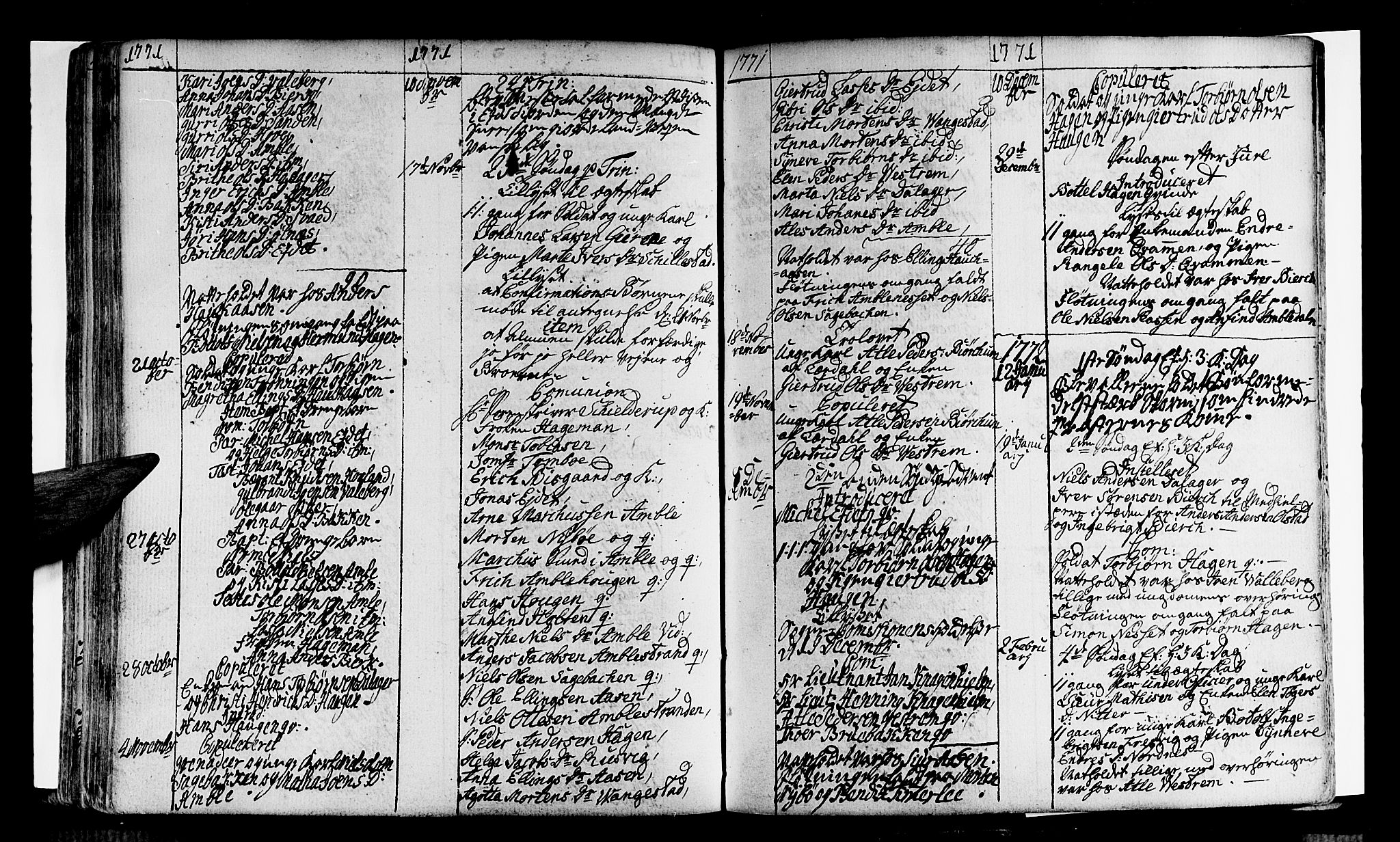 Sogndal sokneprestembete, AV/SAB-A-81301/H/Haa/Haaa/L0004: Ministerialbok nr. A 4, 1747-1782
