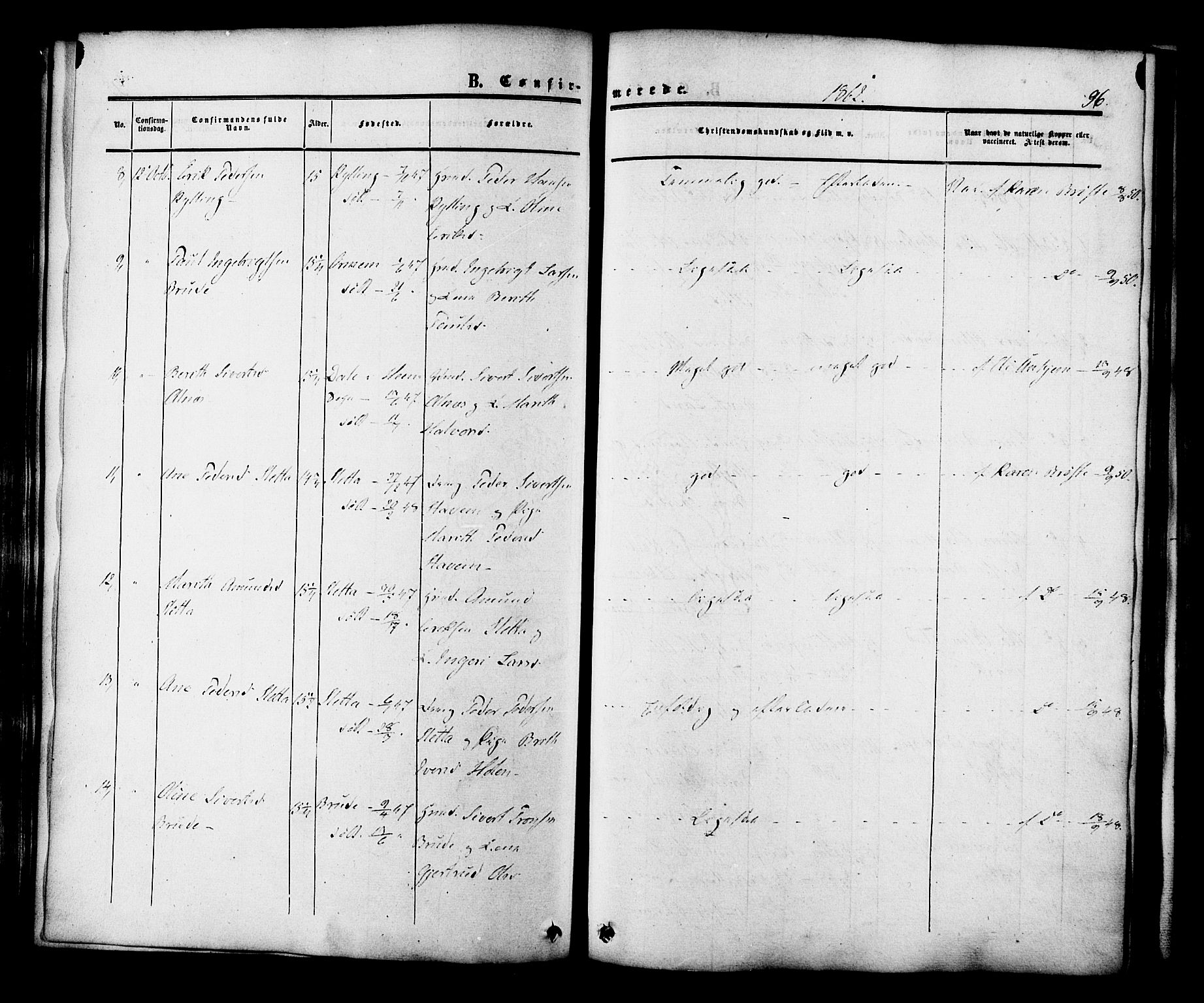 Ministerialprotokoller, klokkerbøker og fødselsregistre - Møre og Romsdal, AV/SAT-A-1454/546/L0594: Ministerialbok nr. 546A02, 1854-1882, s. 96