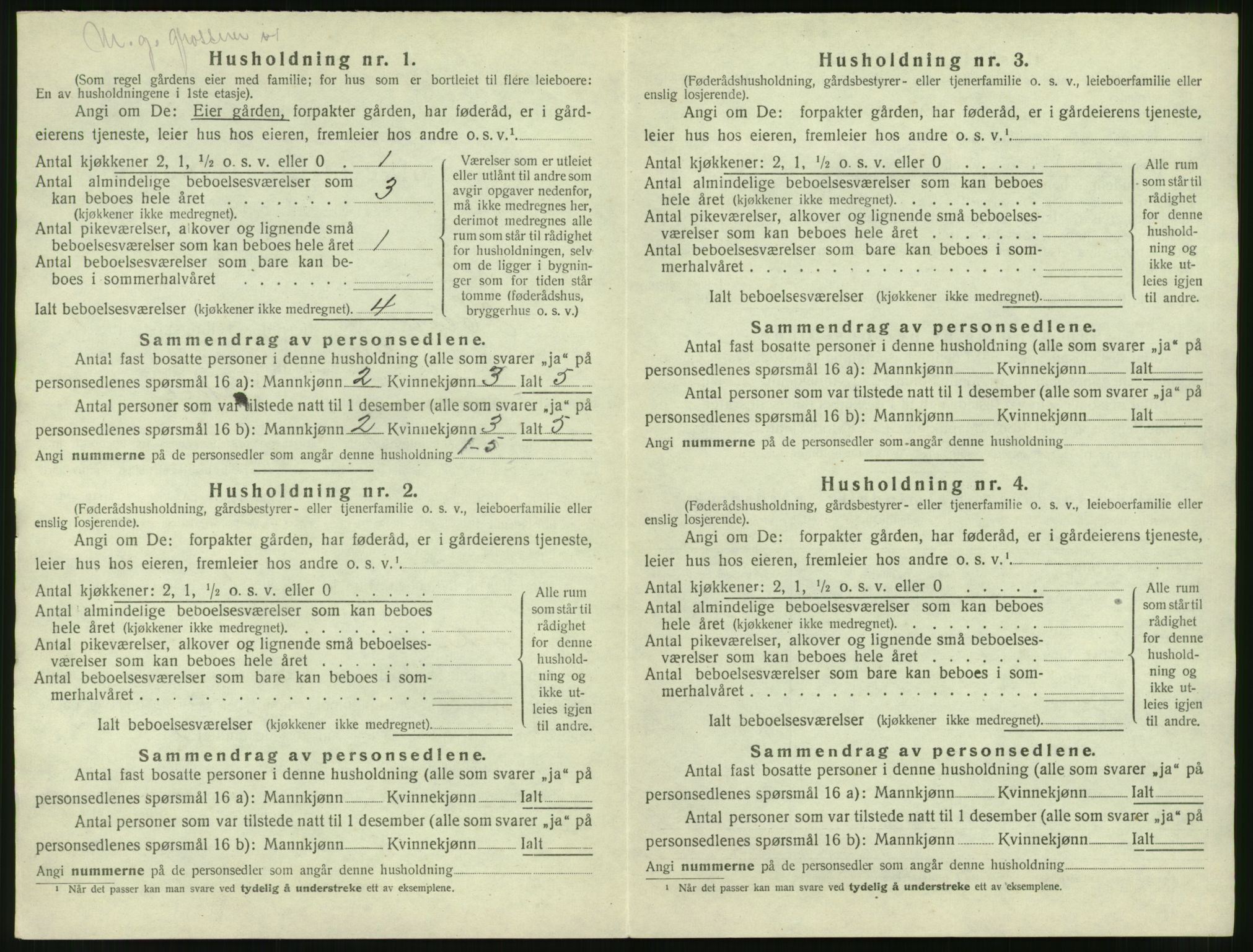 SAT, Folketelling 1920 for 1540 Hen herred, 1920, s. 115