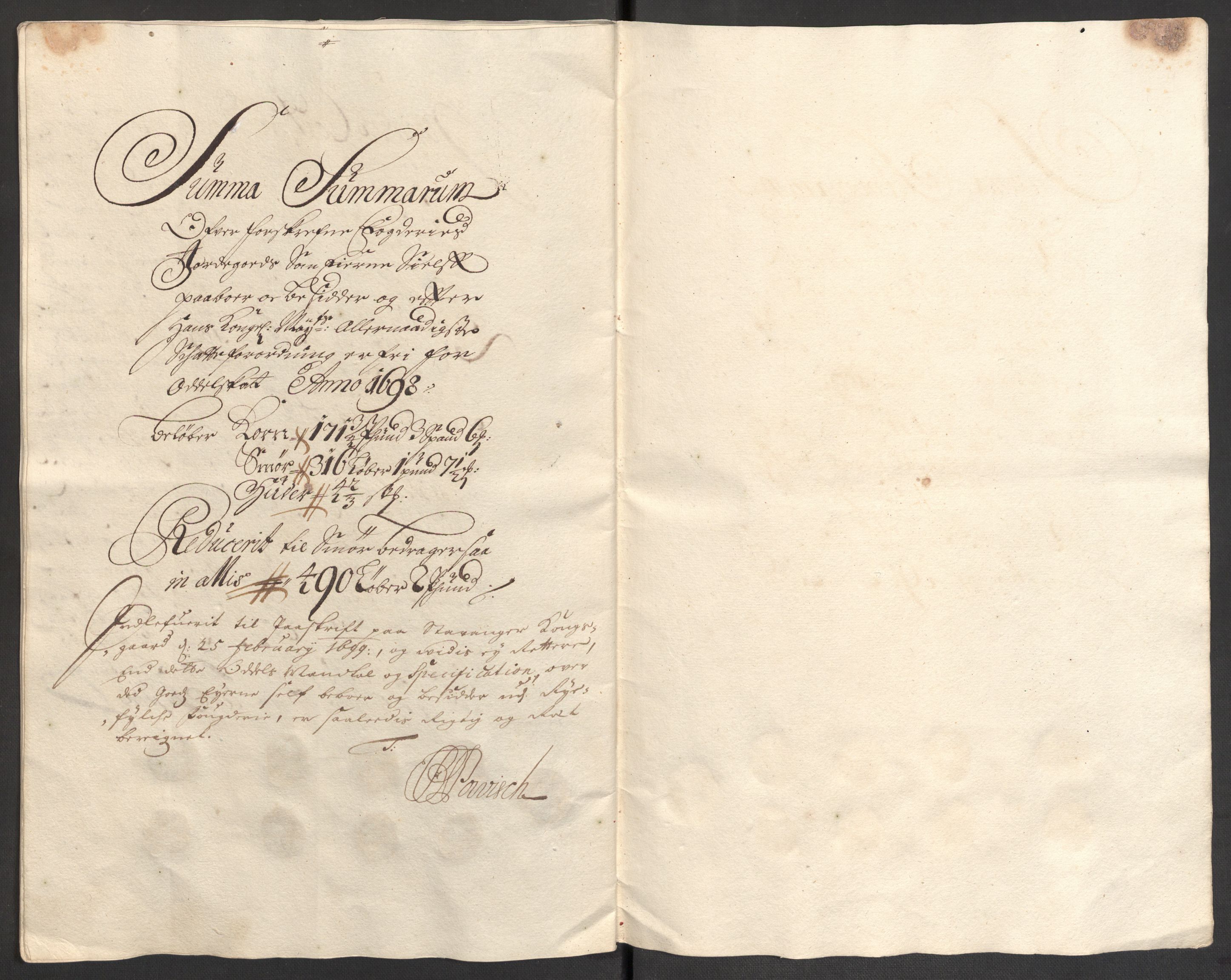 Rentekammeret inntil 1814, Reviderte regnskaper, Fogderegnskap, RA/EA-4092/R47/L2858: Fogderegnskap Ryfylke, 1697-1700, s. 237