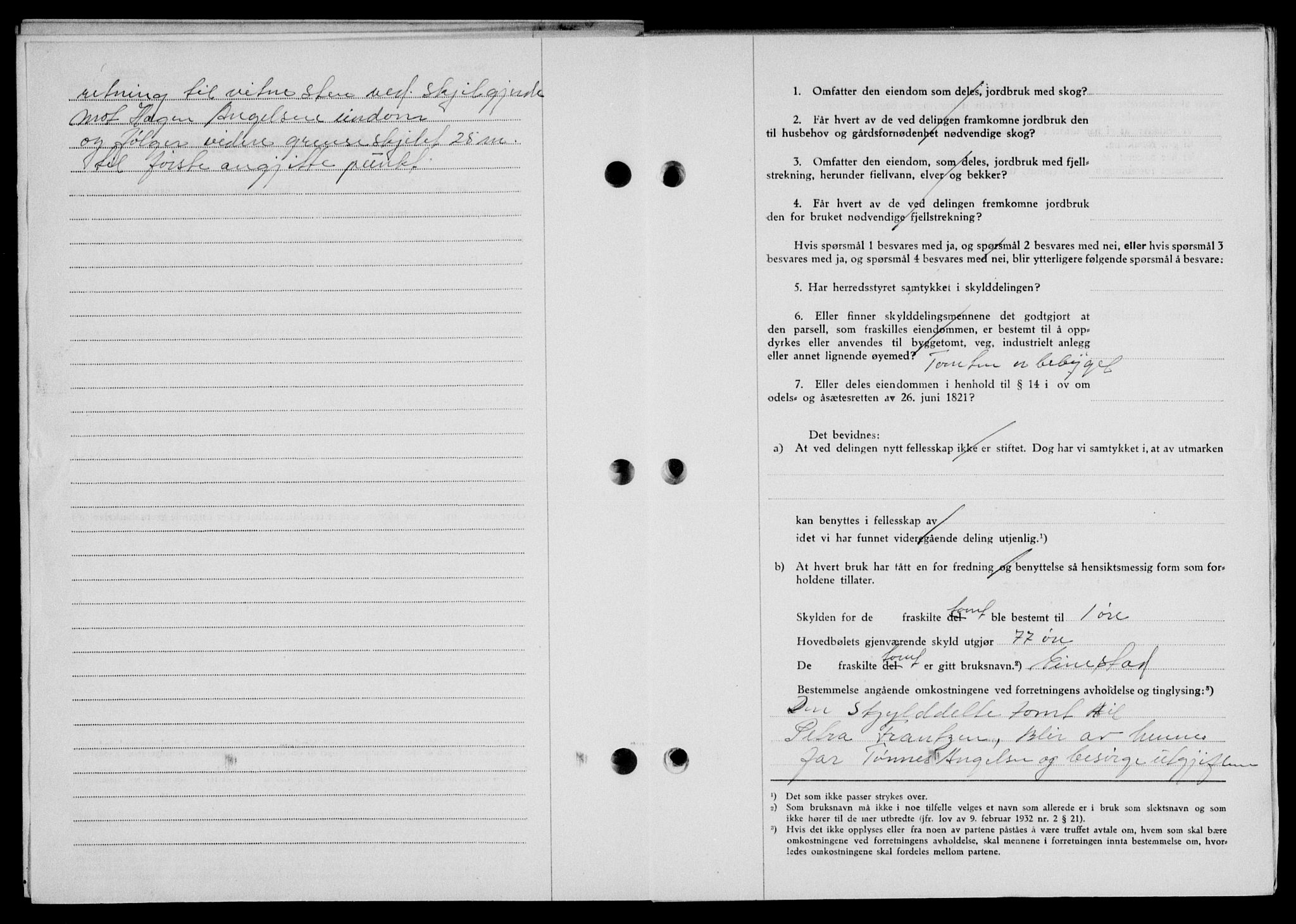 Lofoten sorenskriveri, SAT/A-0017/1/2/2C/L0018a: Pantebok nr. 18a, 1948-1948, Dagboknr: 884/1948