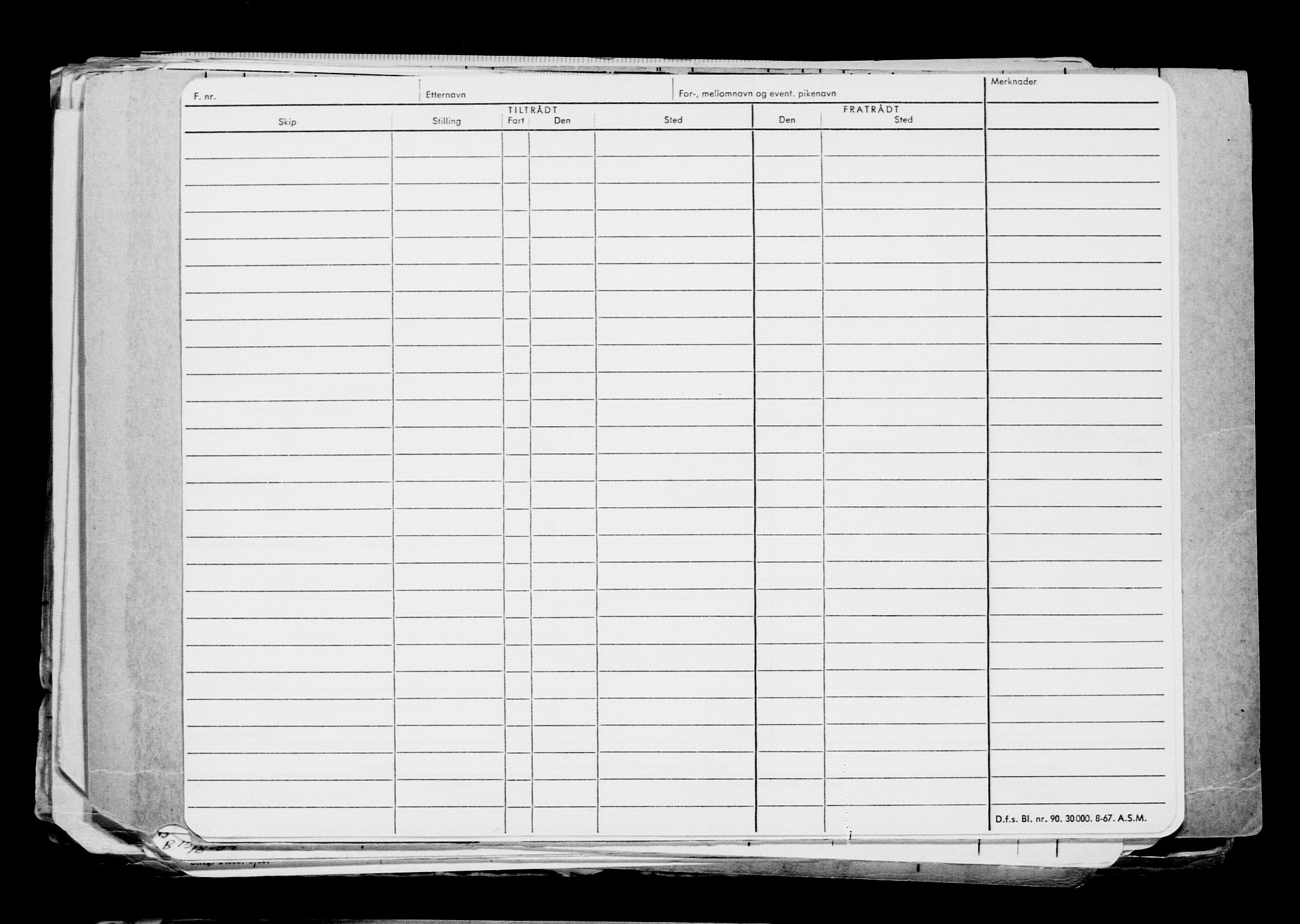 Direktoratet for sjømenn, AV/RA-S-3545/G/Gb/L0207: Hovedkort, 1922, s. 249