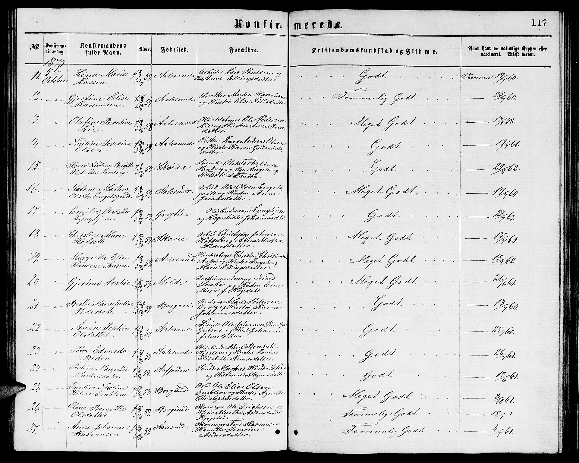 Ministerialprotokoller, klokkerbøker og fødselsregistre - Møre og Romsdal, AV/SAT-A-1454/529/L0465: Klokkerbok nr. 529C02, 1868-1877, s. 117