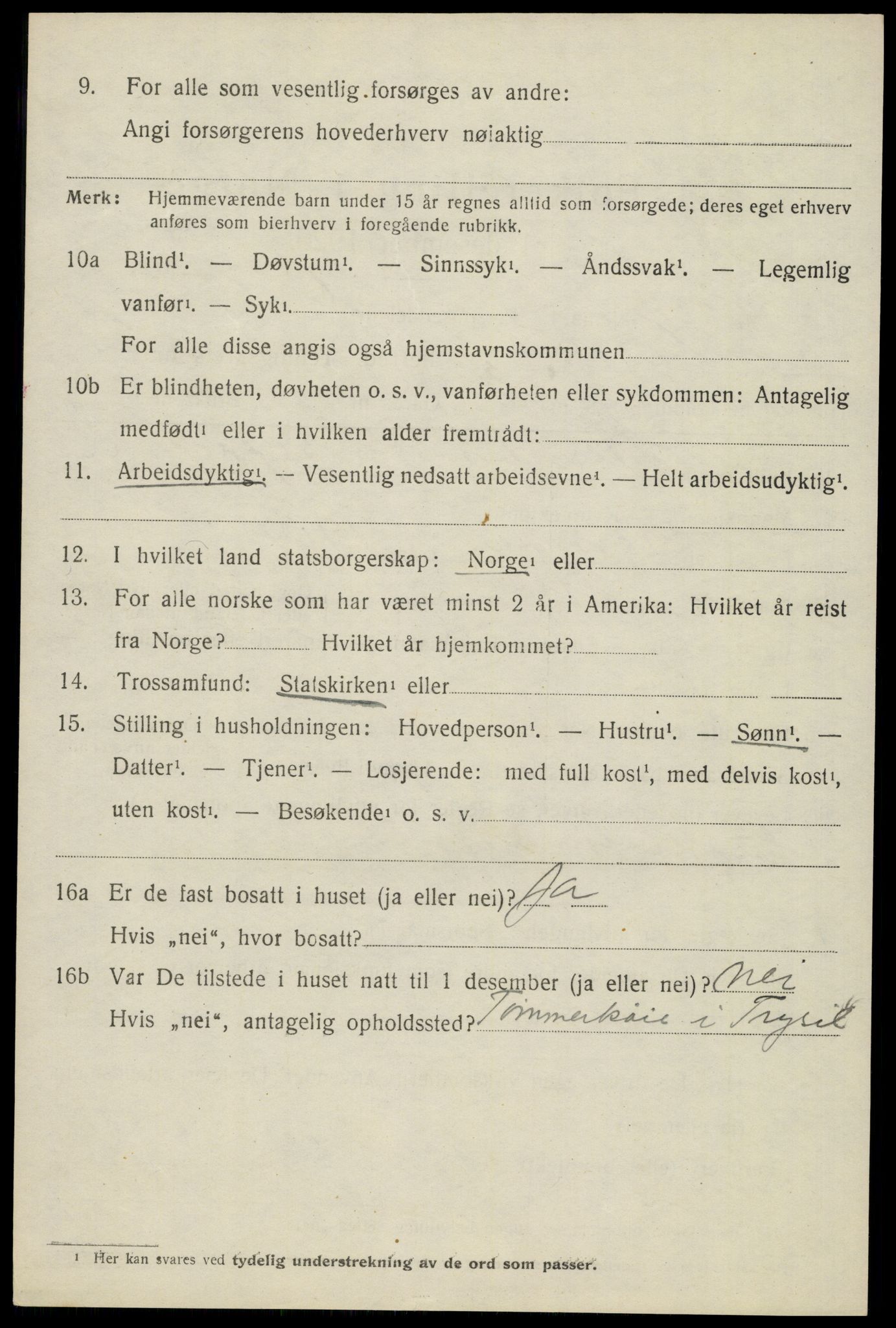 SAH, Folketelling 1920 for 0428 Trysil herred, 1920, s. 13783