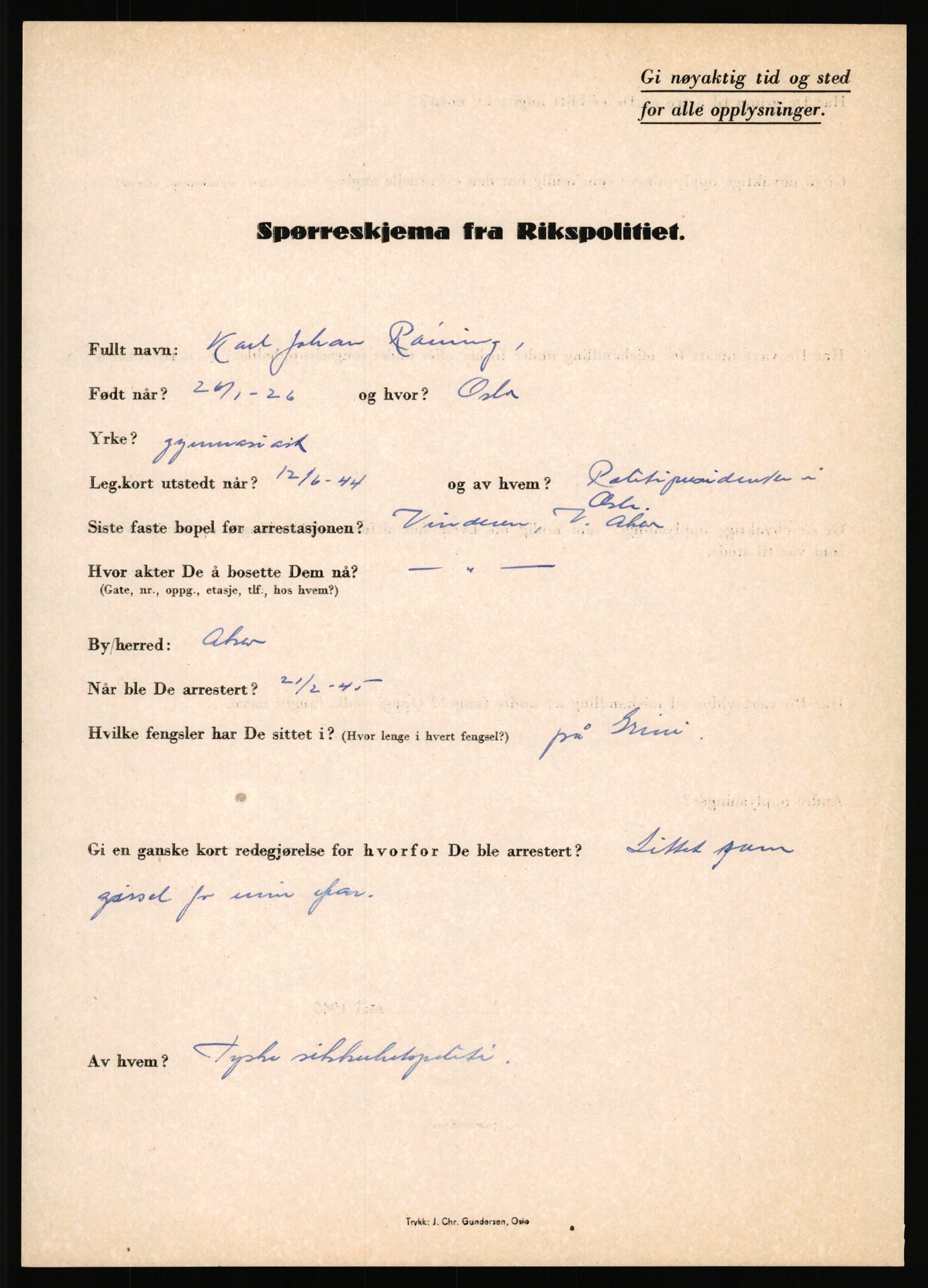 Rikspolitisjefen, AV/RA-S-1560/L/L0014: Pettersen, Aksel - Savosnick, Ernst, 1940-1945, s. 984