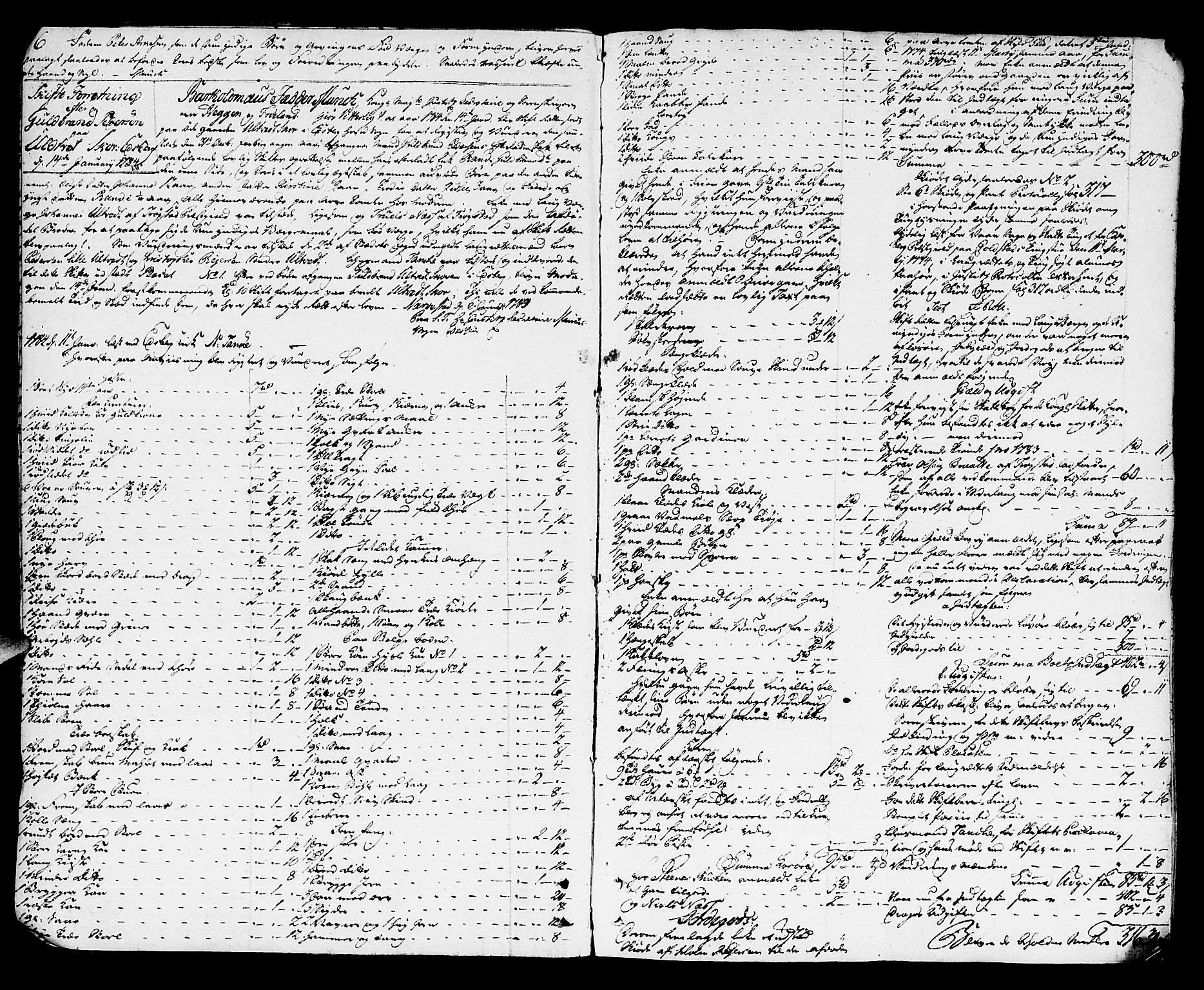 Heggen og Frøland sorenskriveri I, AV/SAO-A-11556/H/Hb/L0008: Skifteprotokoll, 1784-1789, s. 6-7