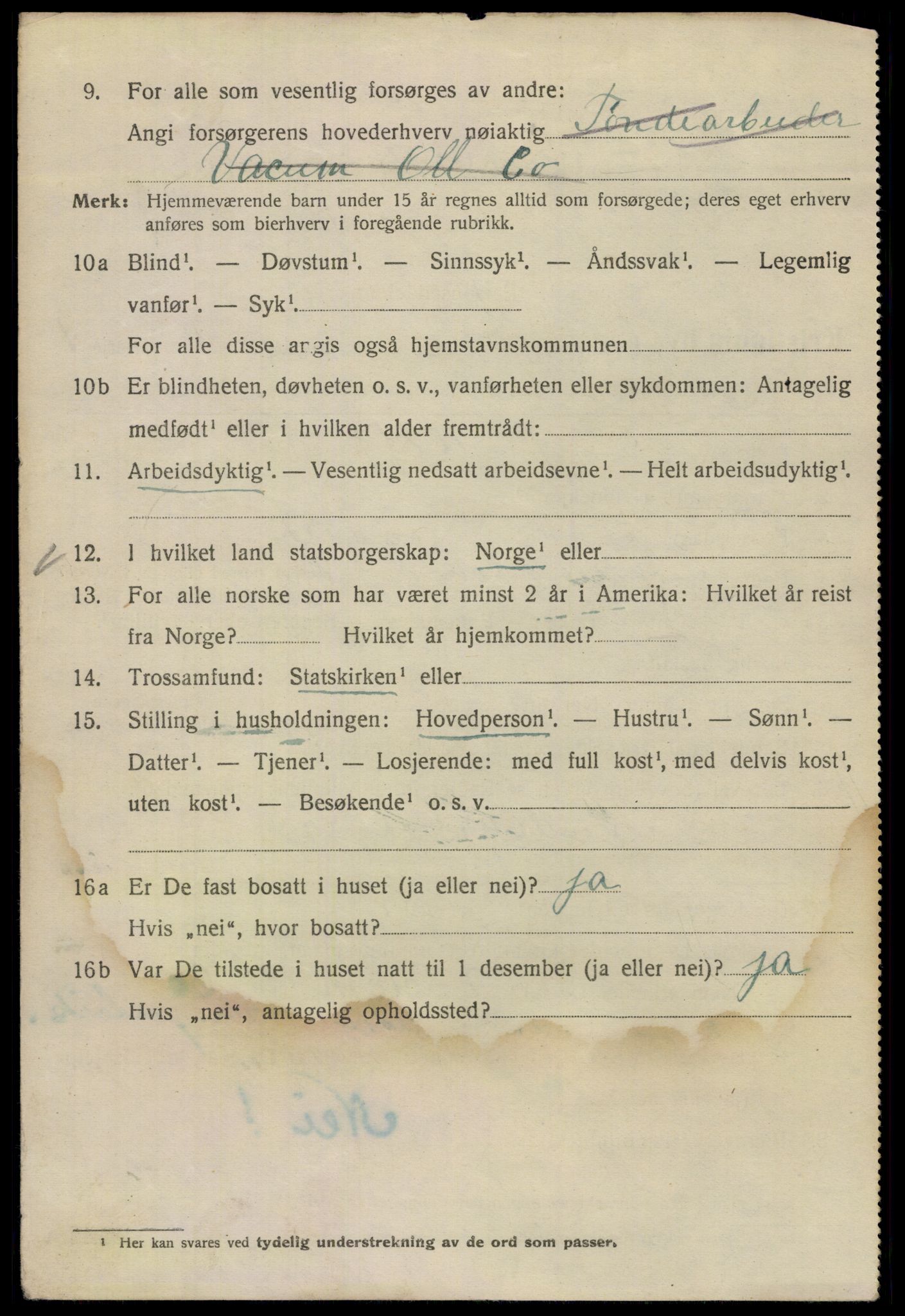 SAO, Folketelling 1920 for 0301 Kristiania kjøpstad, 1920, s. 434884