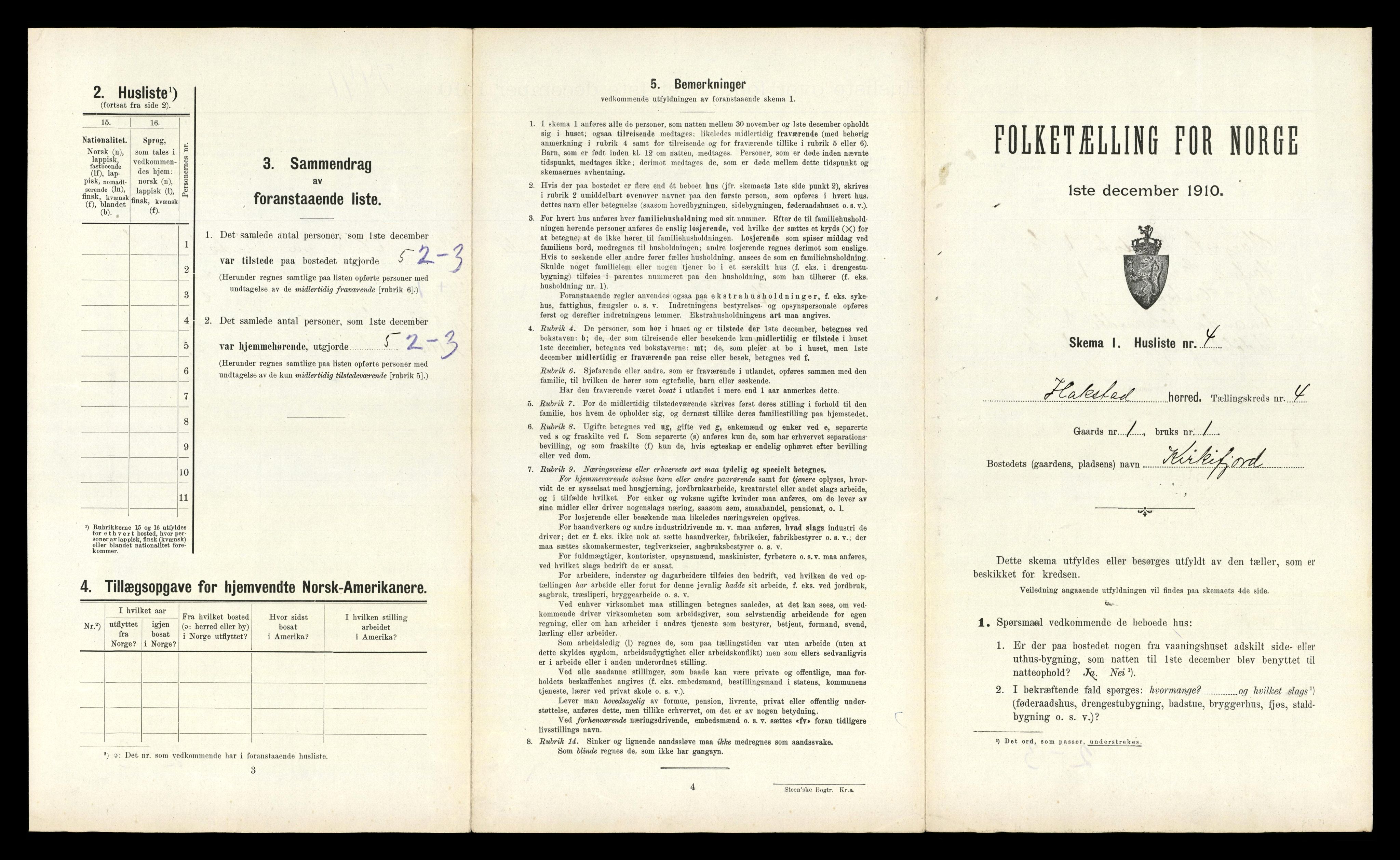 RA, Folketelling 1910 for 1859 Flakstad herred, 1910, s. 416