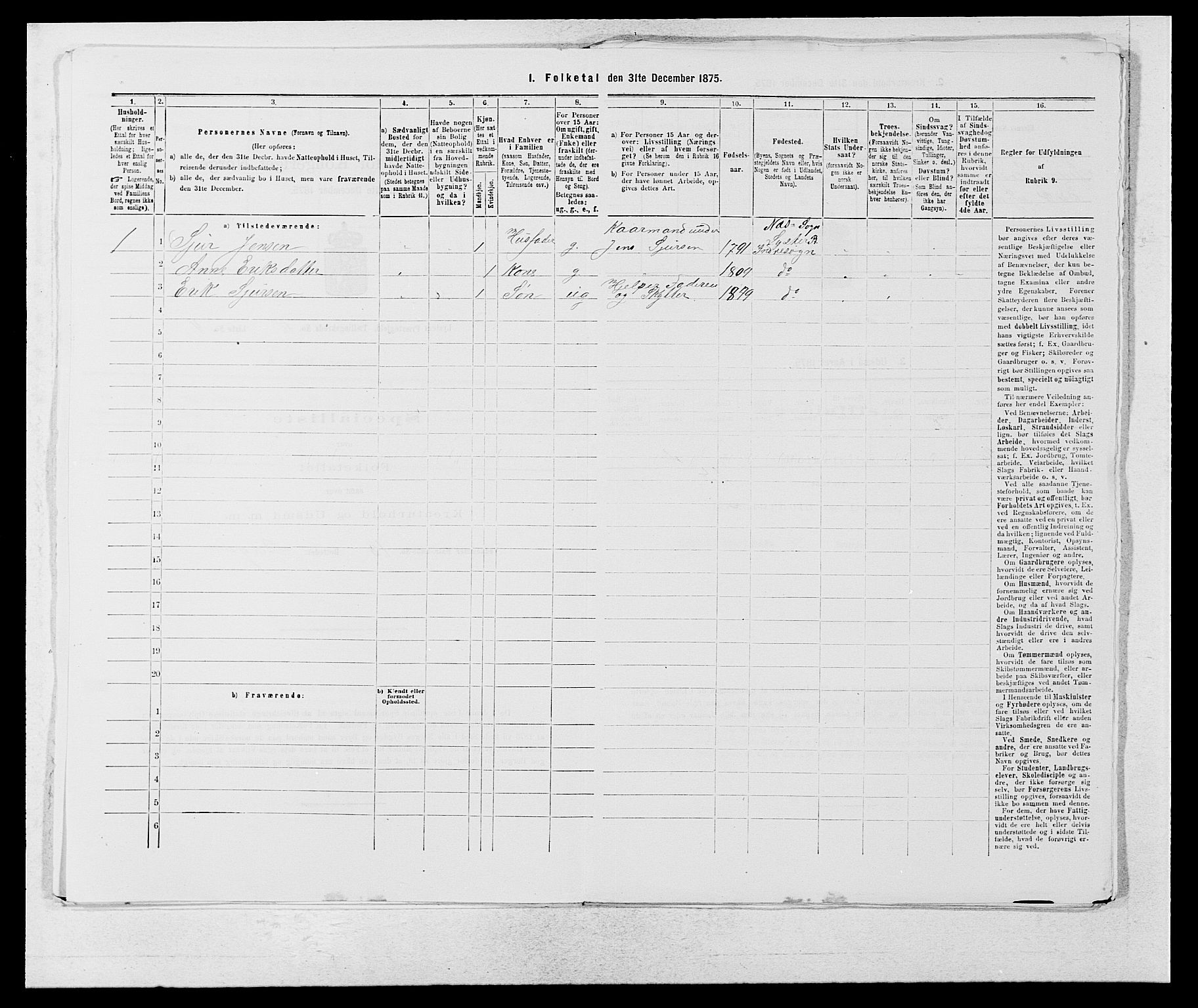 SAB, Folketelling 1875 for 1426P Luster prestegjeld, 1875, s. 944