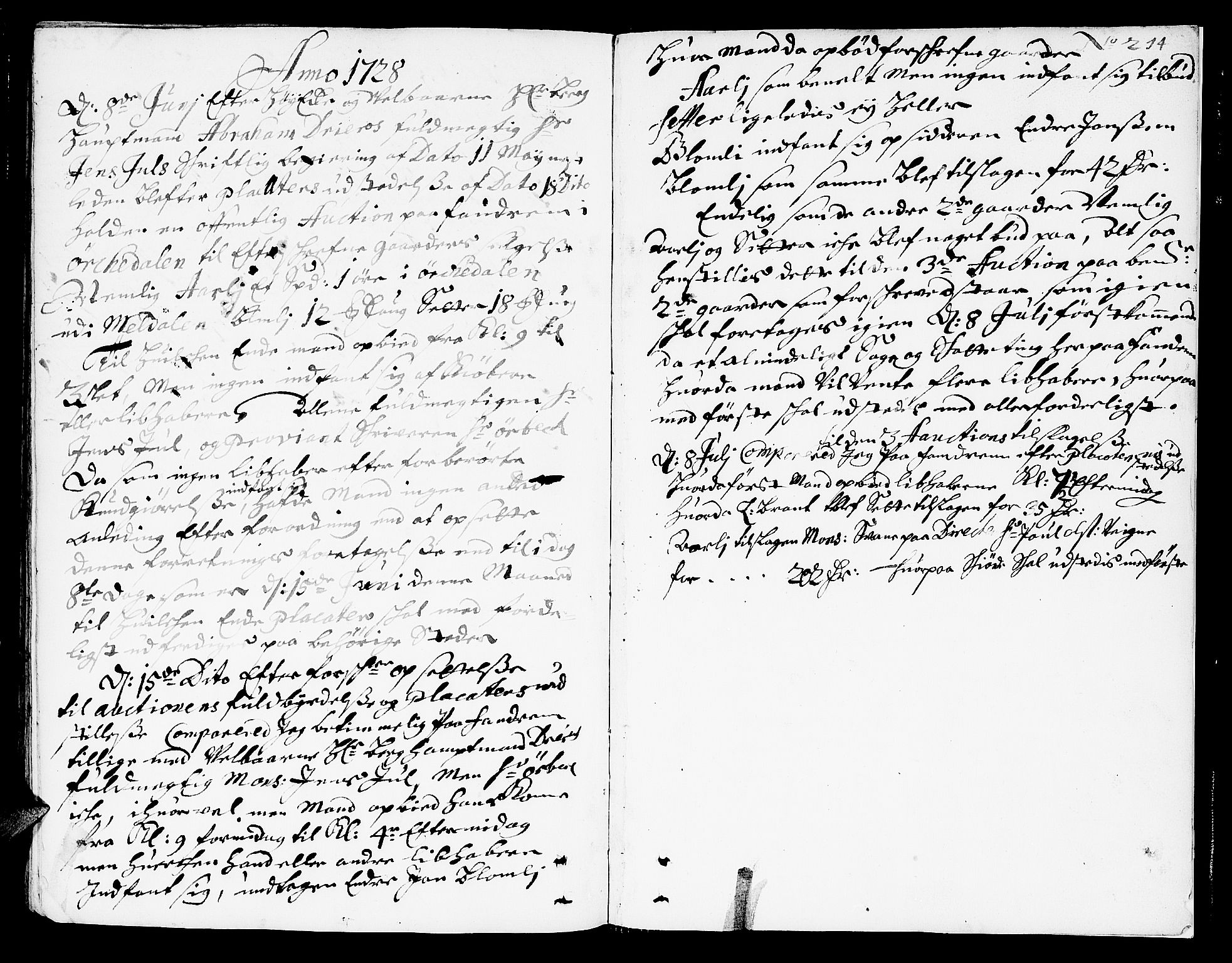 Orkdal sorenskriveri, AV/SAT-A-4169/1/3/3Aa/L0001: Skifteprotokoller, 1689-1728, s. 213b-214a