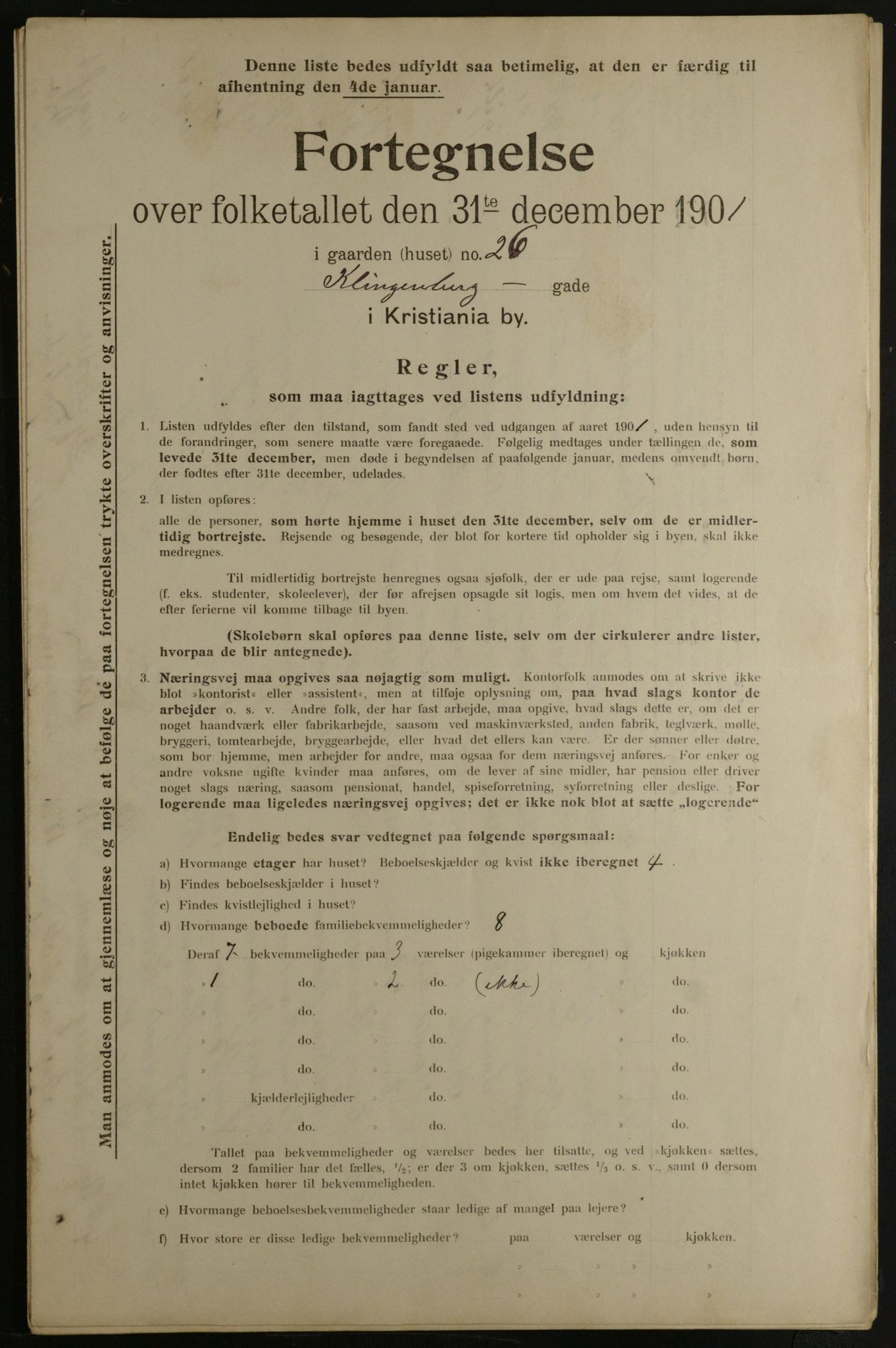 OBA, Kommunal folketelling 31.12.1901 for Kristiania kjøpstad, 1901, s. 8036