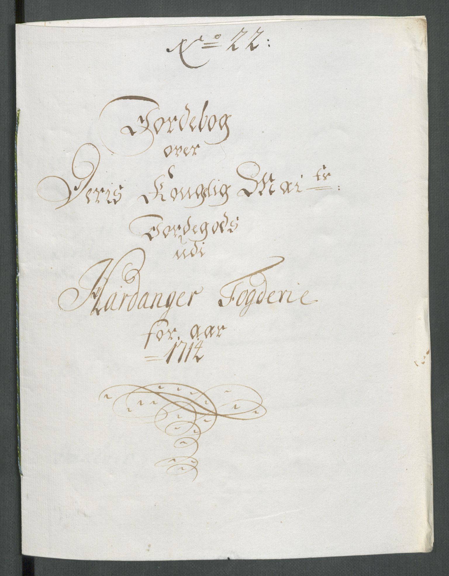 Rentekammeret inntil 1814, Reviderte regnskaper, Fogderegnskap, RA/EA-4092/R48/L2990: Fogderegnskap Sunnhordland og Hardanger, 1714, s. 275