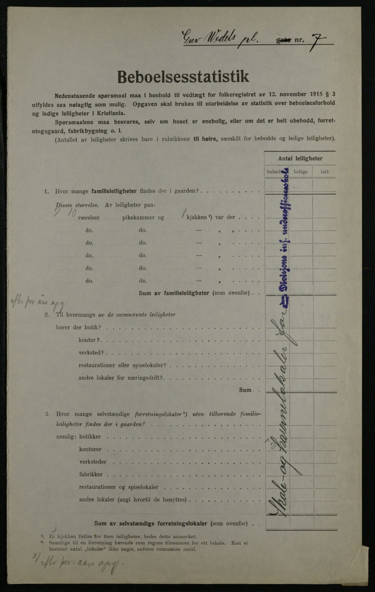 OBA, Kommunal folketelling 1.12.1923 for Kristiania, 1923, s. 33832