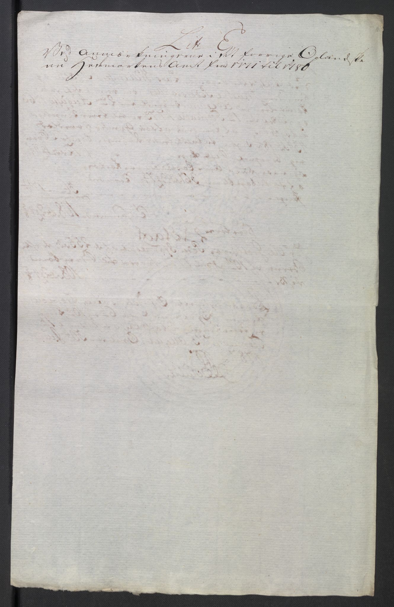 Rentekammeret inntil 1814, Reviderte regnskaper, Mindre regnskaper, RA/EA-4068/Rb/L0014: Opplands amt, 1771-1779, s. 605