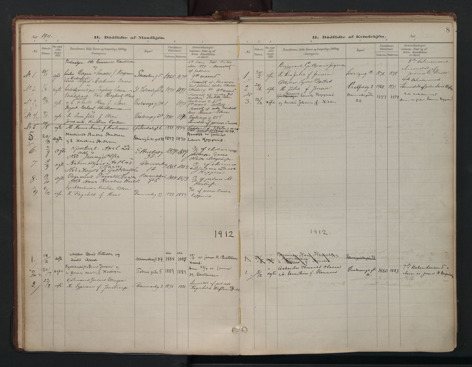 Vålerengen prestekontor Kirkebøker, AV/SAO-A-10878/F/Fa/L0003: Ministerialbok nr. 3, 1899-1930, s. 8